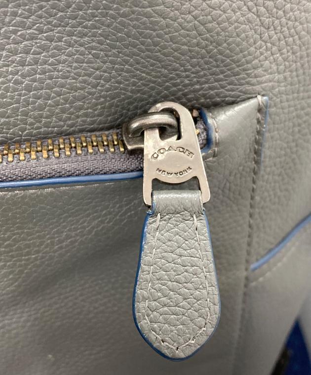中古・古着通販】COACH (コーチ) レザーリュック グレー｜ブランド