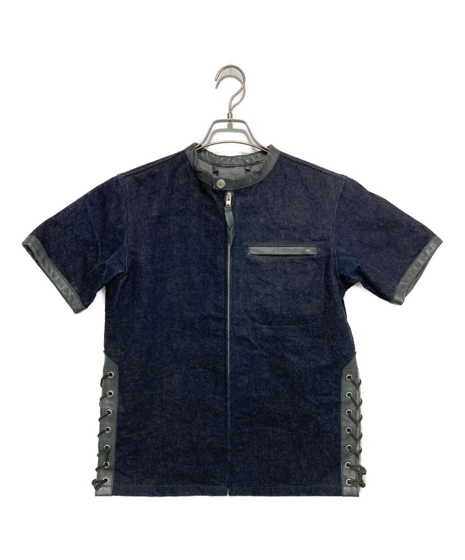 中古・古着通販】Schott (ショット) 半袖デニムtシャツ インディゴ 