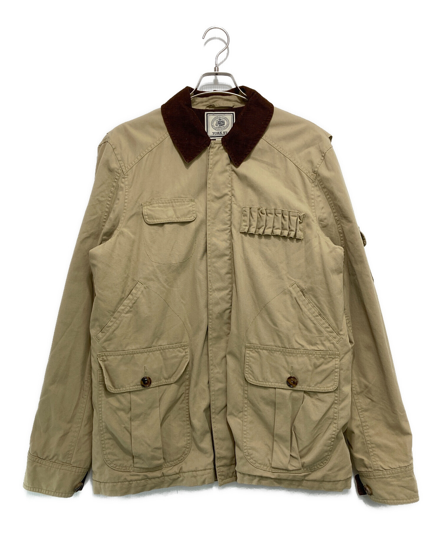 ハンティングジャケット　ベージュ 中古・古着通販】J.PRESS (ジェイプレス) ハンティングジャケット