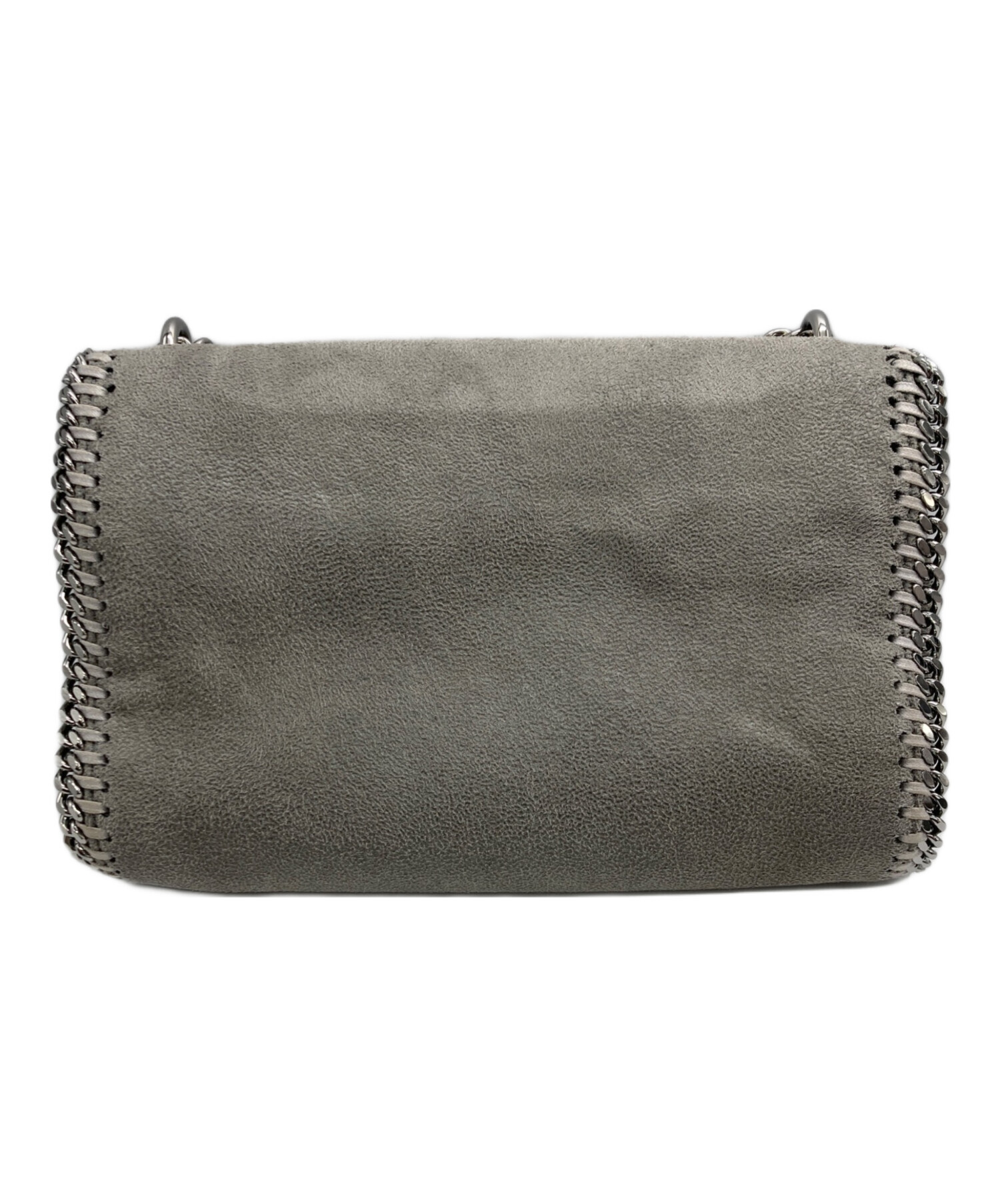 新品同様 ステラマッカートニー 557906 キャンバス グレー ショルダーバッグ 0955【中古】Stella McCartney Stella McCartney（ステラ・マッカートニー） 新品同様 パンチング