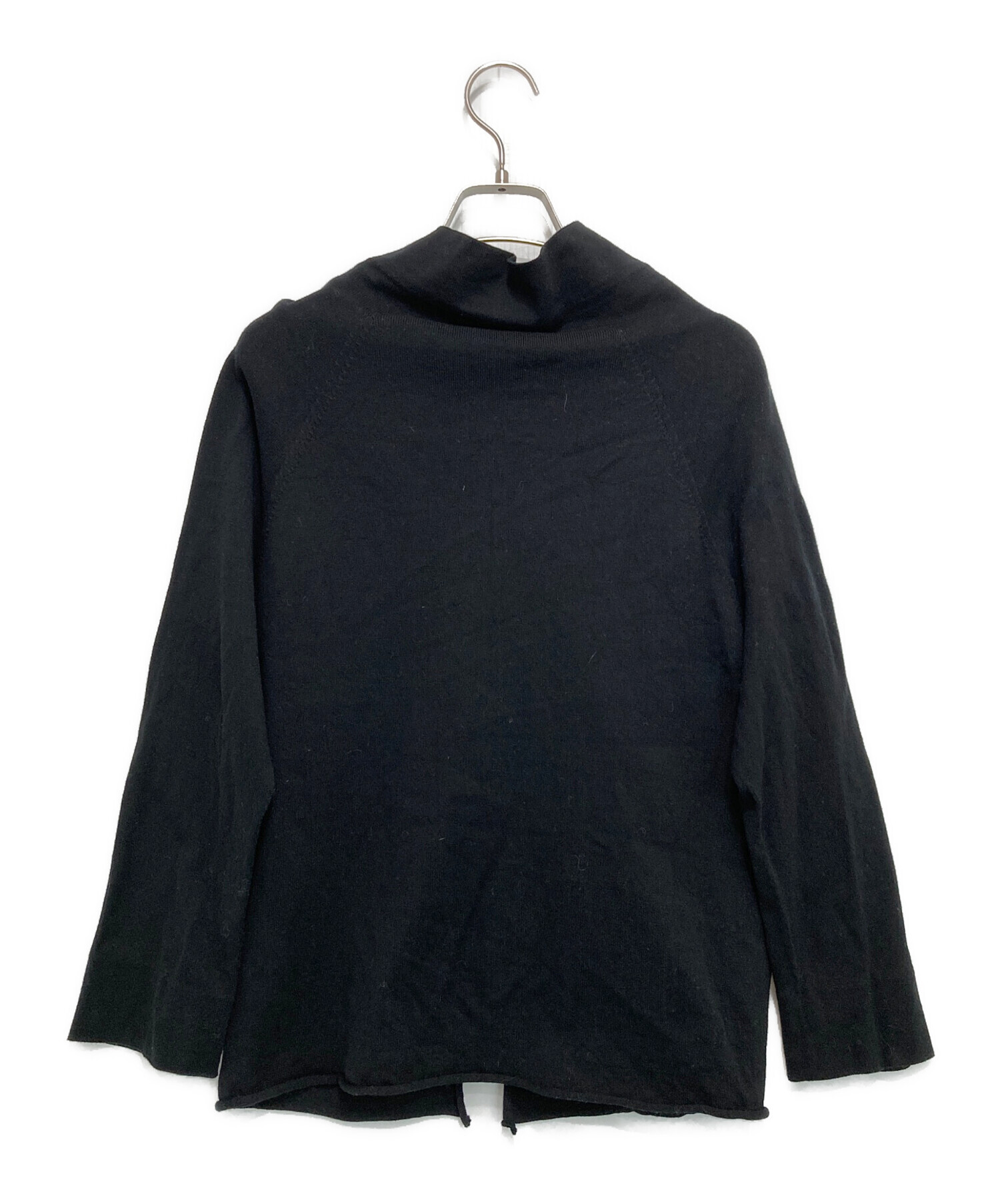 中古・古着通販】Y's (ワイズ) デザインカーディガン ブラック サイズ