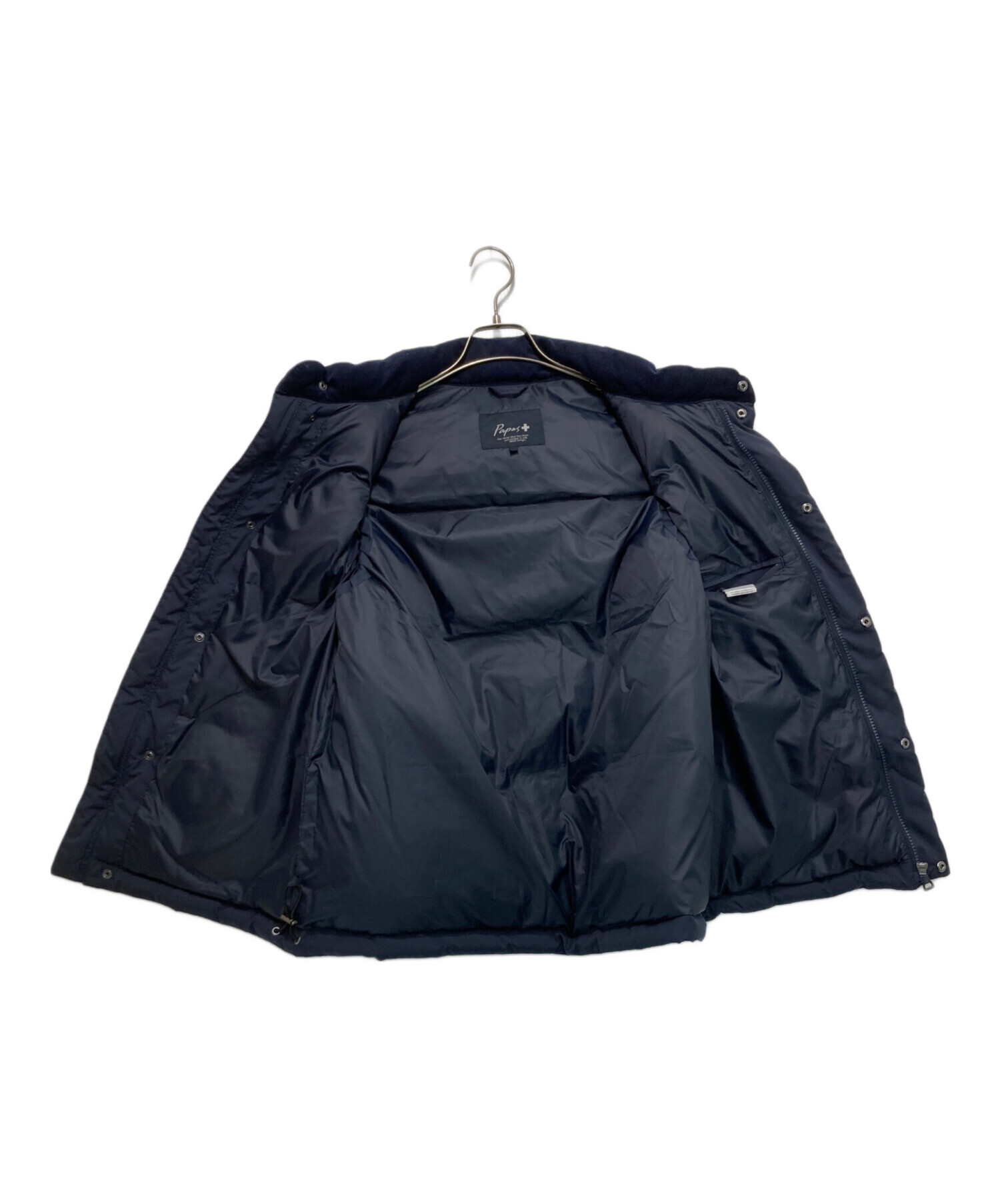 中古・古着通販】PAPAS PLUS (パパスプラス) ロゴワッペン ダウン