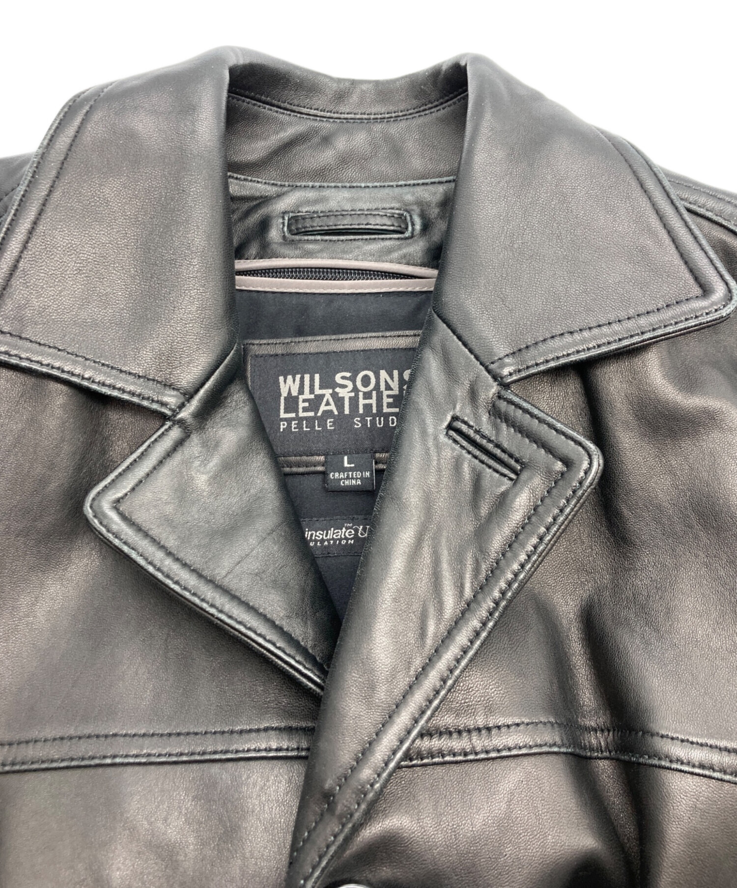 中古・古着通販】WILSONS LEATHER (ウィルソンズレザー) ライナー付き