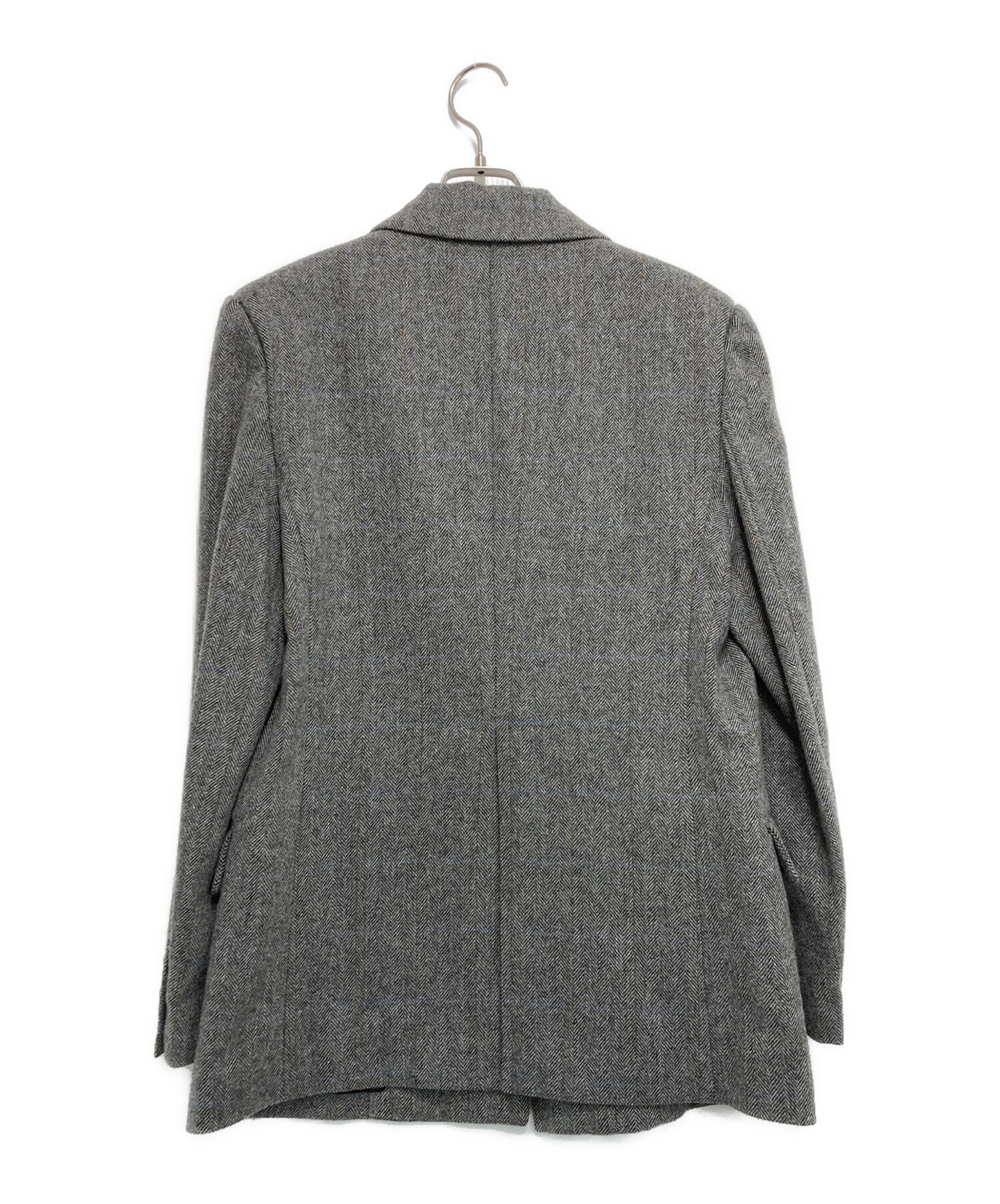 美品★　Whim Gazette グレー テーラードジャケット 中古・古着通販】Whim Gazette (ウィムガゼット) ヘリンボーン