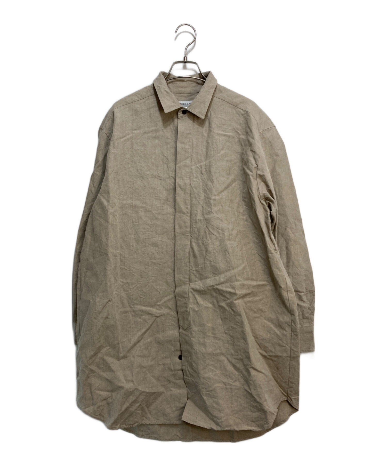 中古・古着通販】UNION LAUNCH (ユニオンランチ) フレンチリネンシャツ 