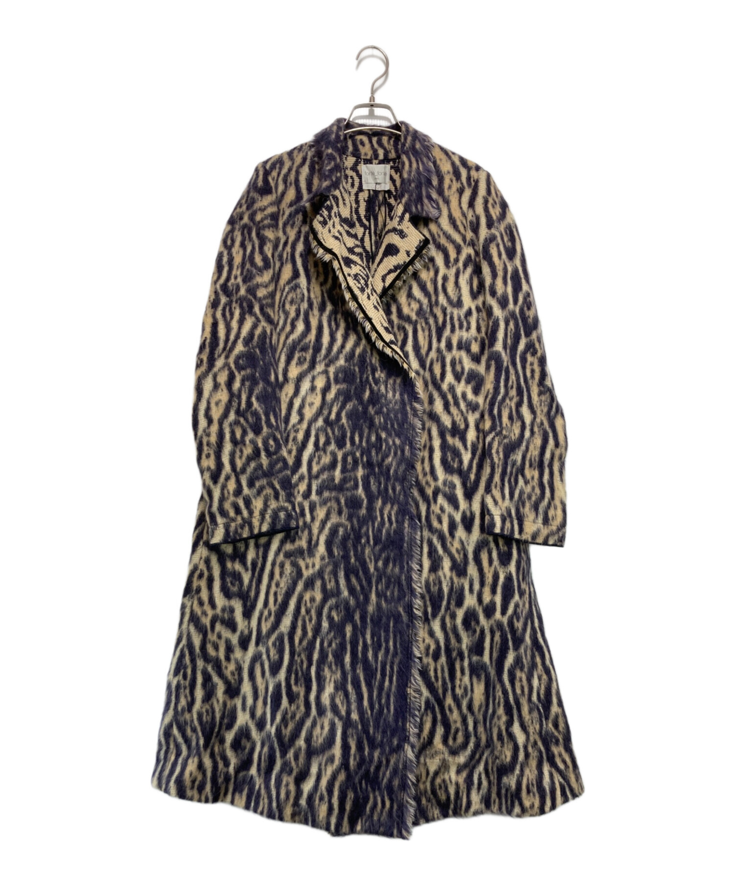 forte forte フォルテフォルテ　コート 中古・古着通販】forte forte (フォルテ・フォルテ) レオパード柄