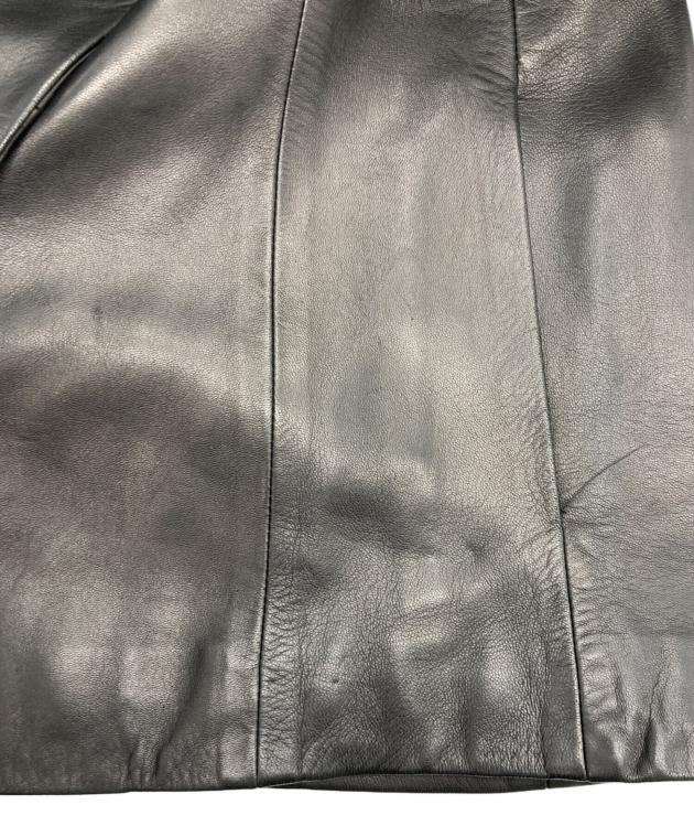 LOEWE ラムレザーブラウスジャケット　size36 210.jpg