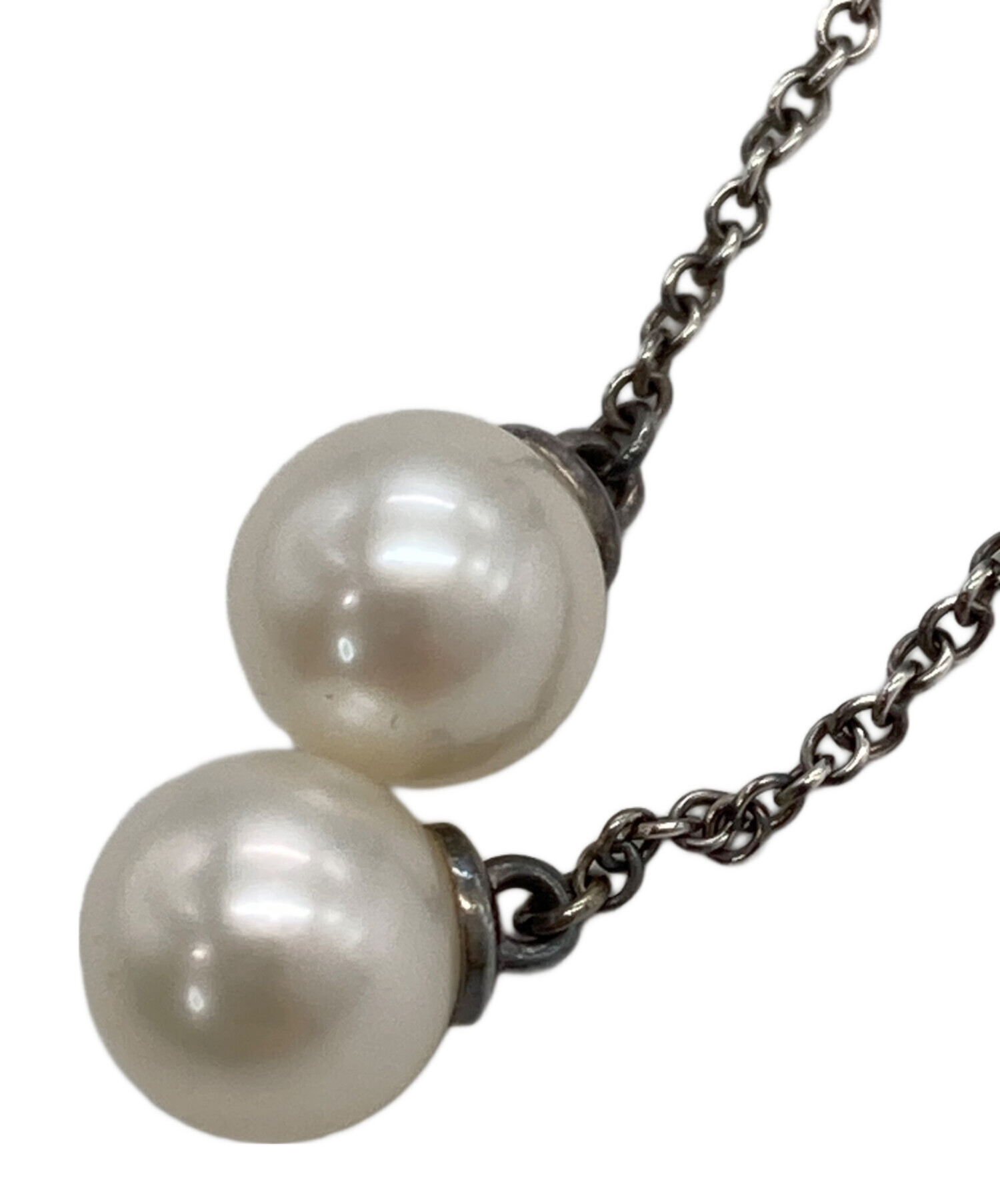 【新品未使用】ティファニー　パール　ピアス 中古・古着通販】Tiffany & Co. (ティファニー) パールドロップピアス