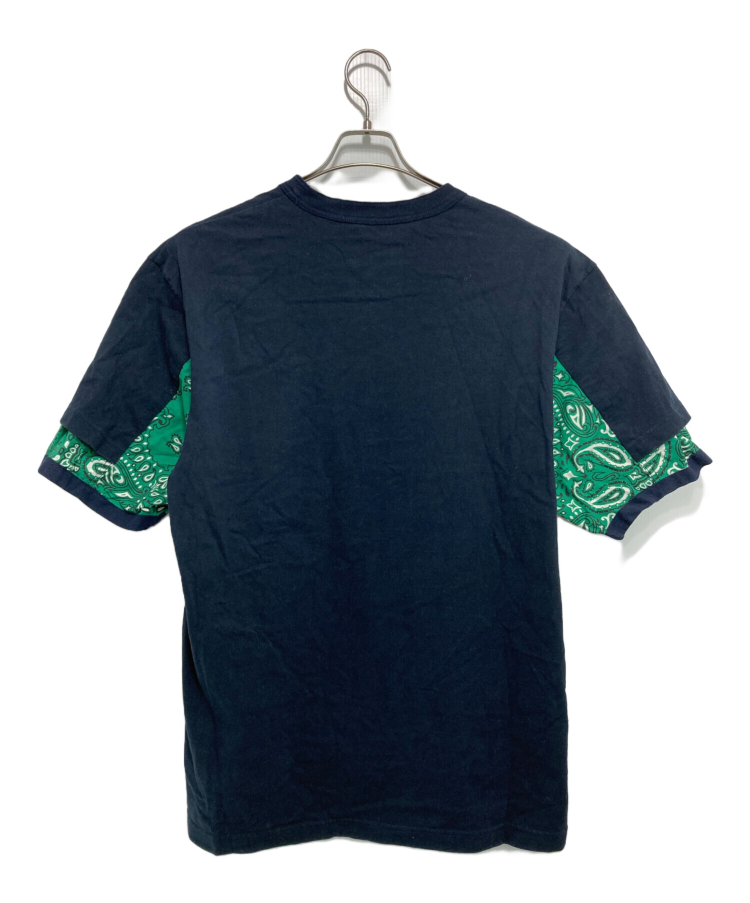 希少】sacai サカイ バンダナスリットTシャツ オーバーサイズ 個性的