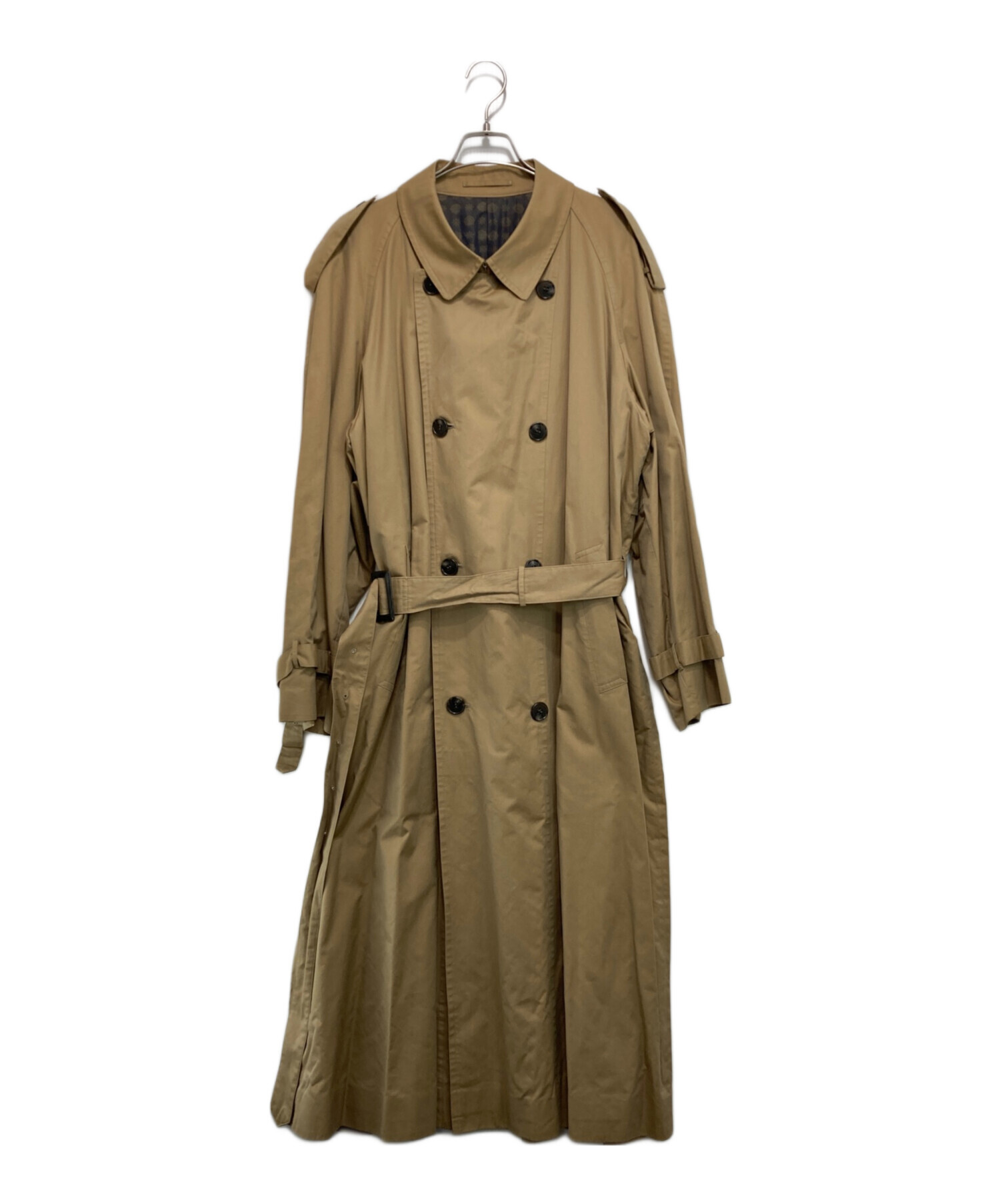 SAINT LAURENT ベージュ トレンチコート サイズ46 中古・古着通販】Yves Saint Laurent (イヴサンローラン) トレンチ