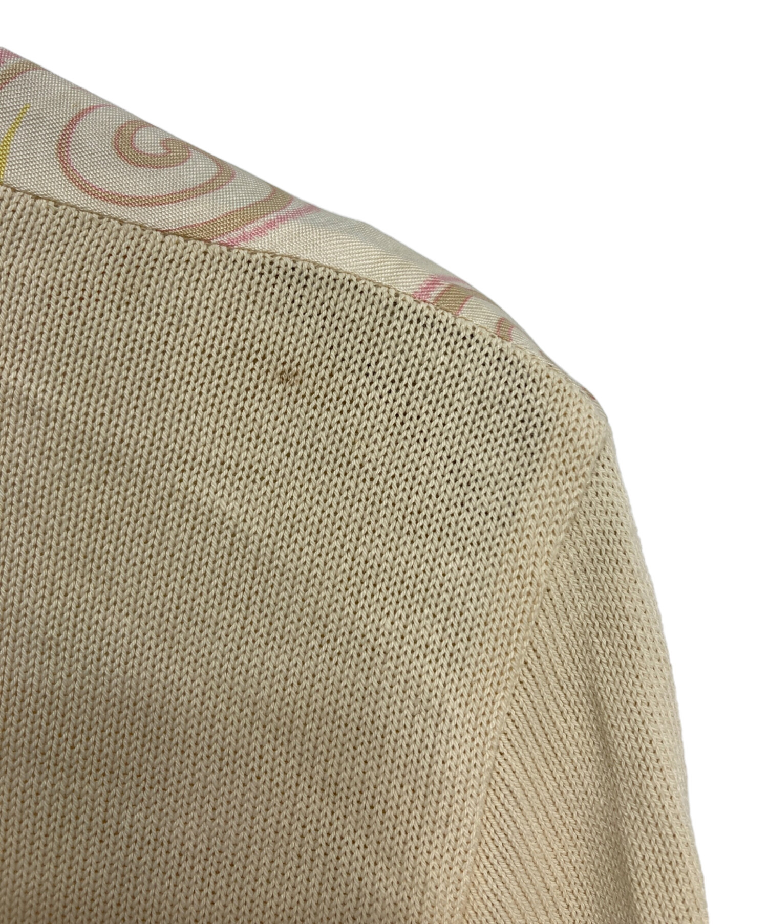 中古・古着通販】ETRO (エトロ) シルク切り替えニットカーディガン