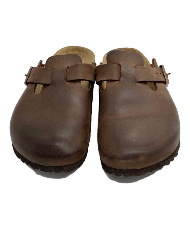 BIRKENSTOCK ブラウンサンダル サイズ38 中古・古着通販】BIRKENSTOCK (ビルケンシュトック) Boston ブラウン