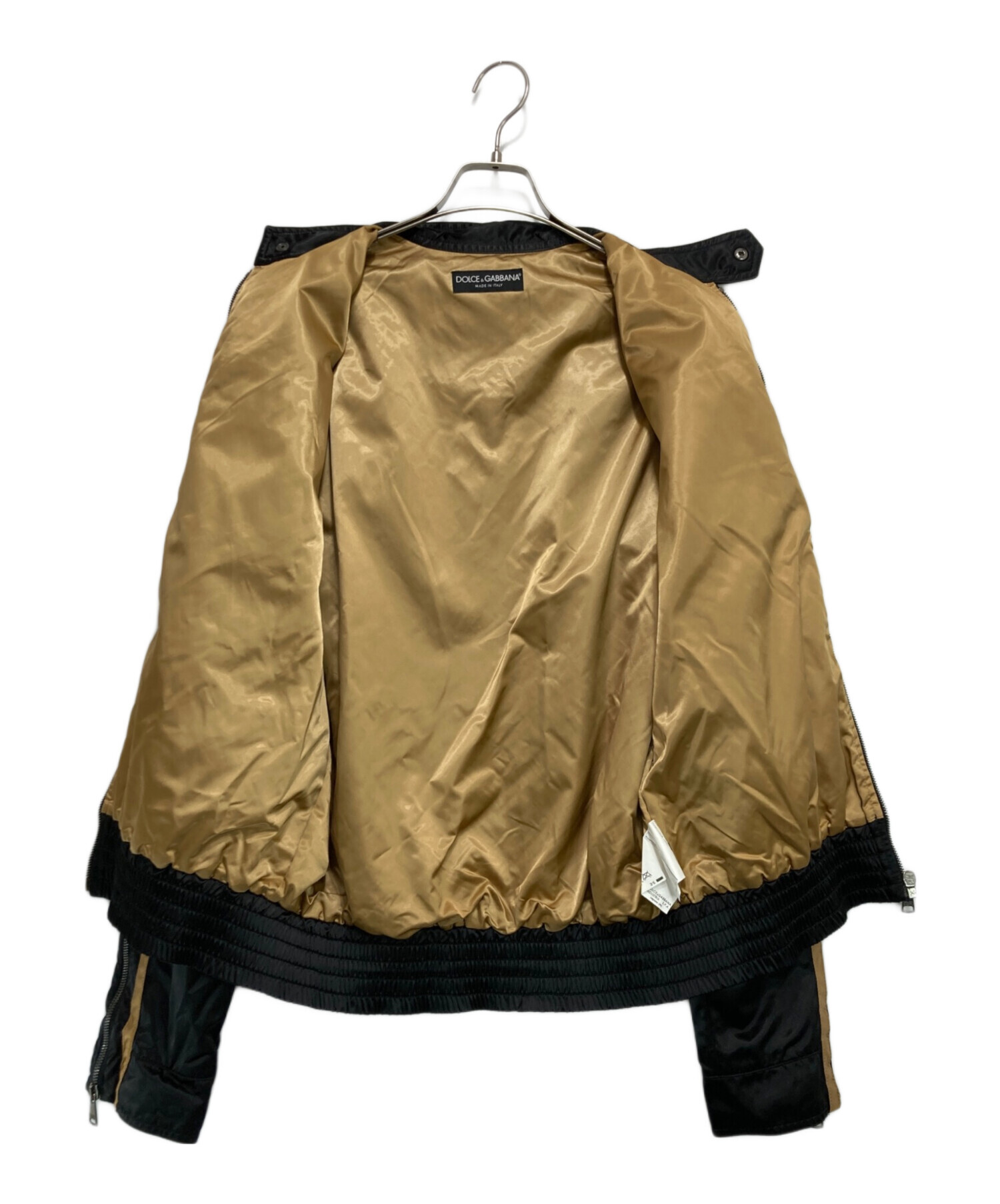 未使用品【ドルチェアンドガッバーナ】ジャケット　ゴールド　光沢　ベロア　12 中古・古着通販】DOLCE & GABBANA (ドルチェ＆ガッバーナ) ナイロン