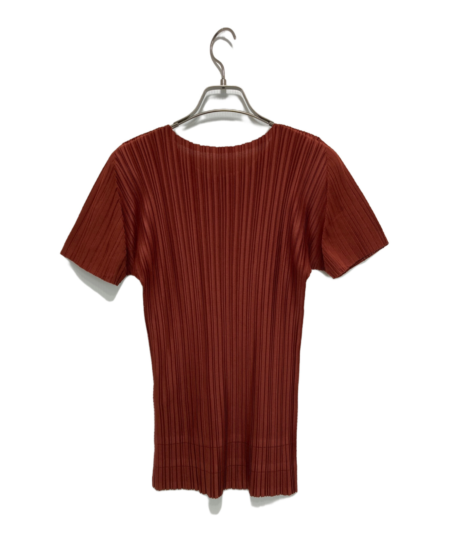 プリーツプリーズ　半袖カットソー　ブラウス　袖デザイン　3 中古・古着通販】PLEATS PLEASE (プリーツプリーズ) 半袖プリーツ