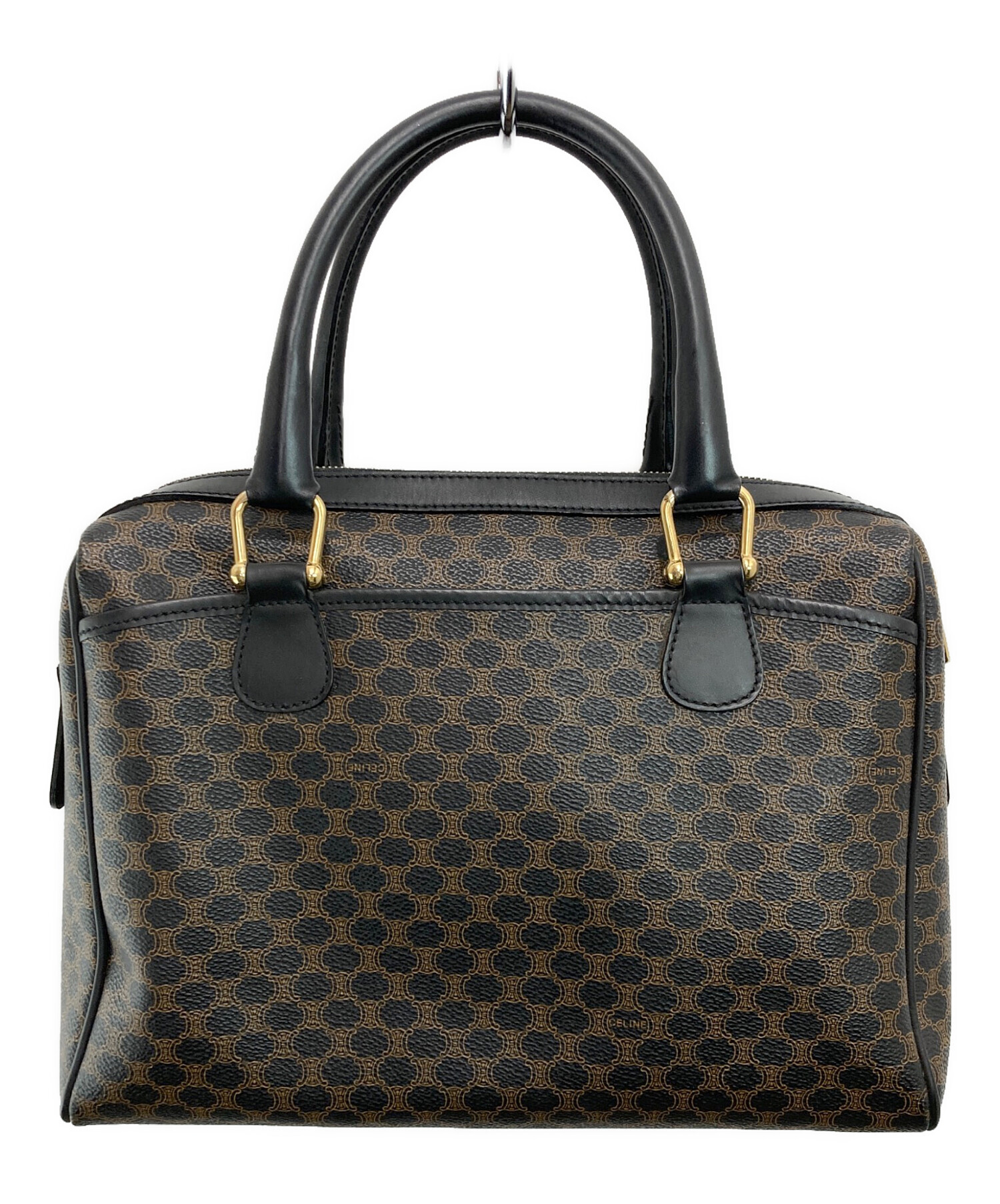 中古・古着通販】CELINE (セリーヌ) マカダム柄ミニボストンバッグ