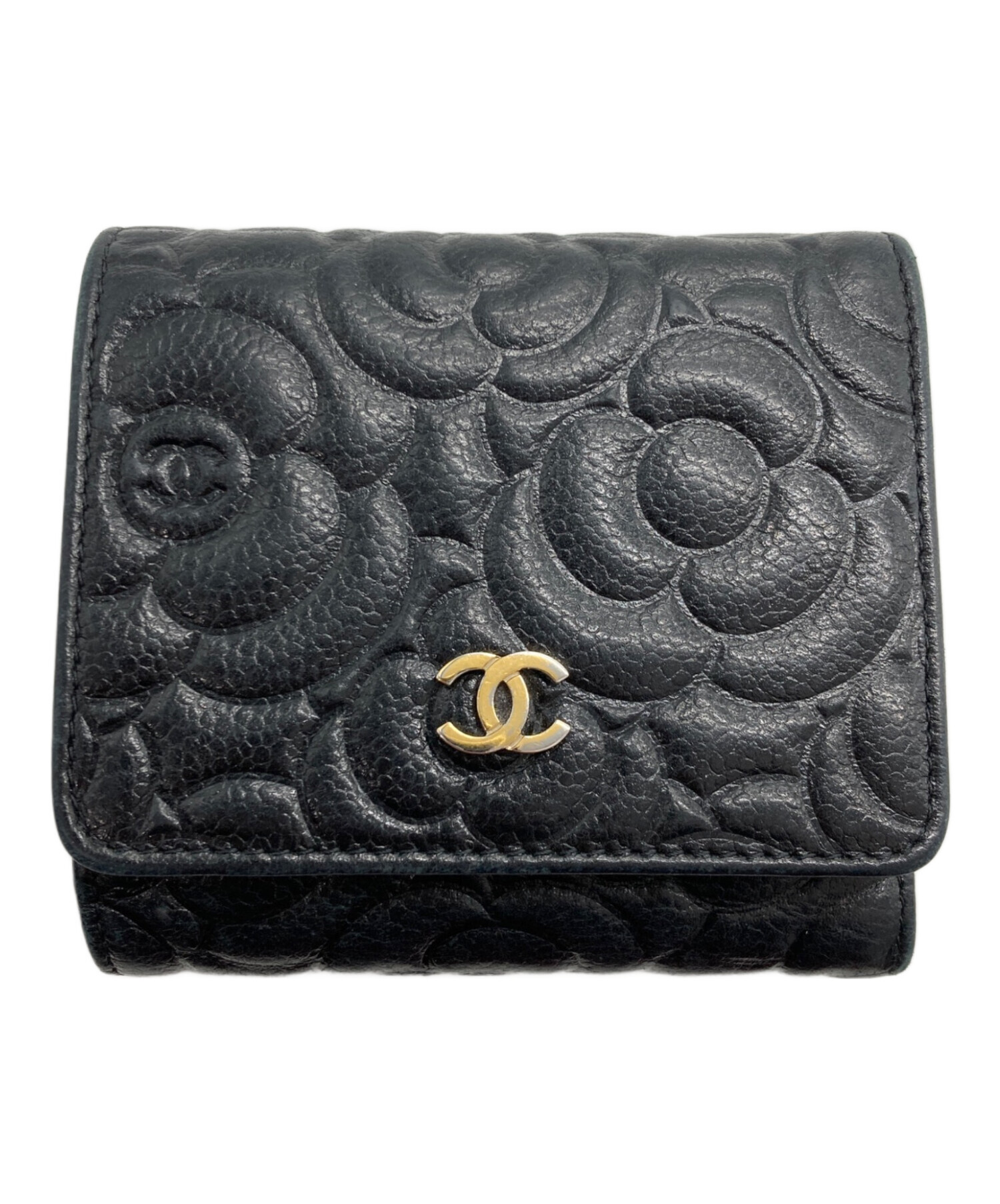CHANEL 三つ折り財布 キャビアスキン 黒 | APPS-BICENTENARIO-PRD-01