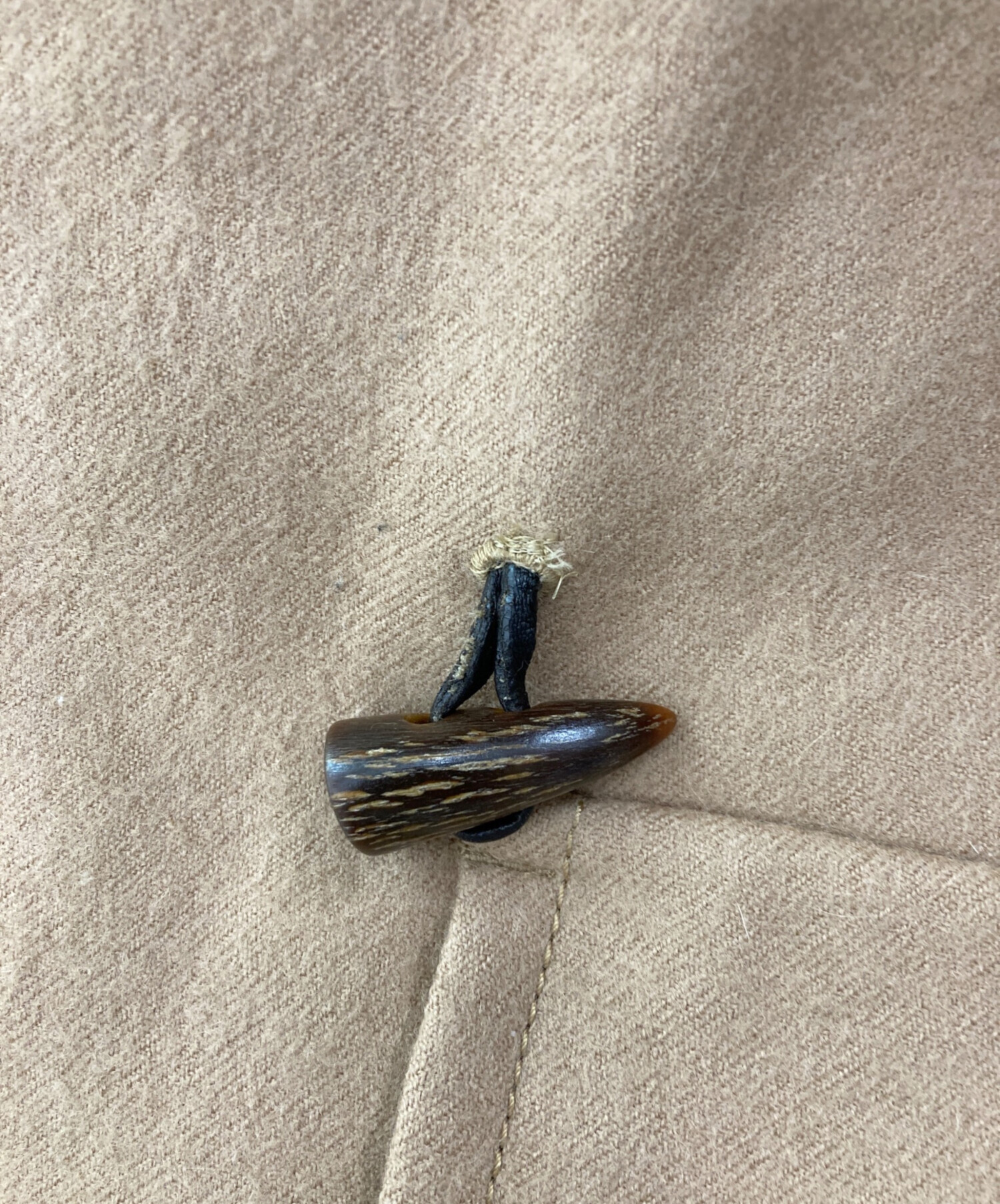 中古・古着通販】PRADA (プラダ) 裏キルトダッフルコート ベージュ