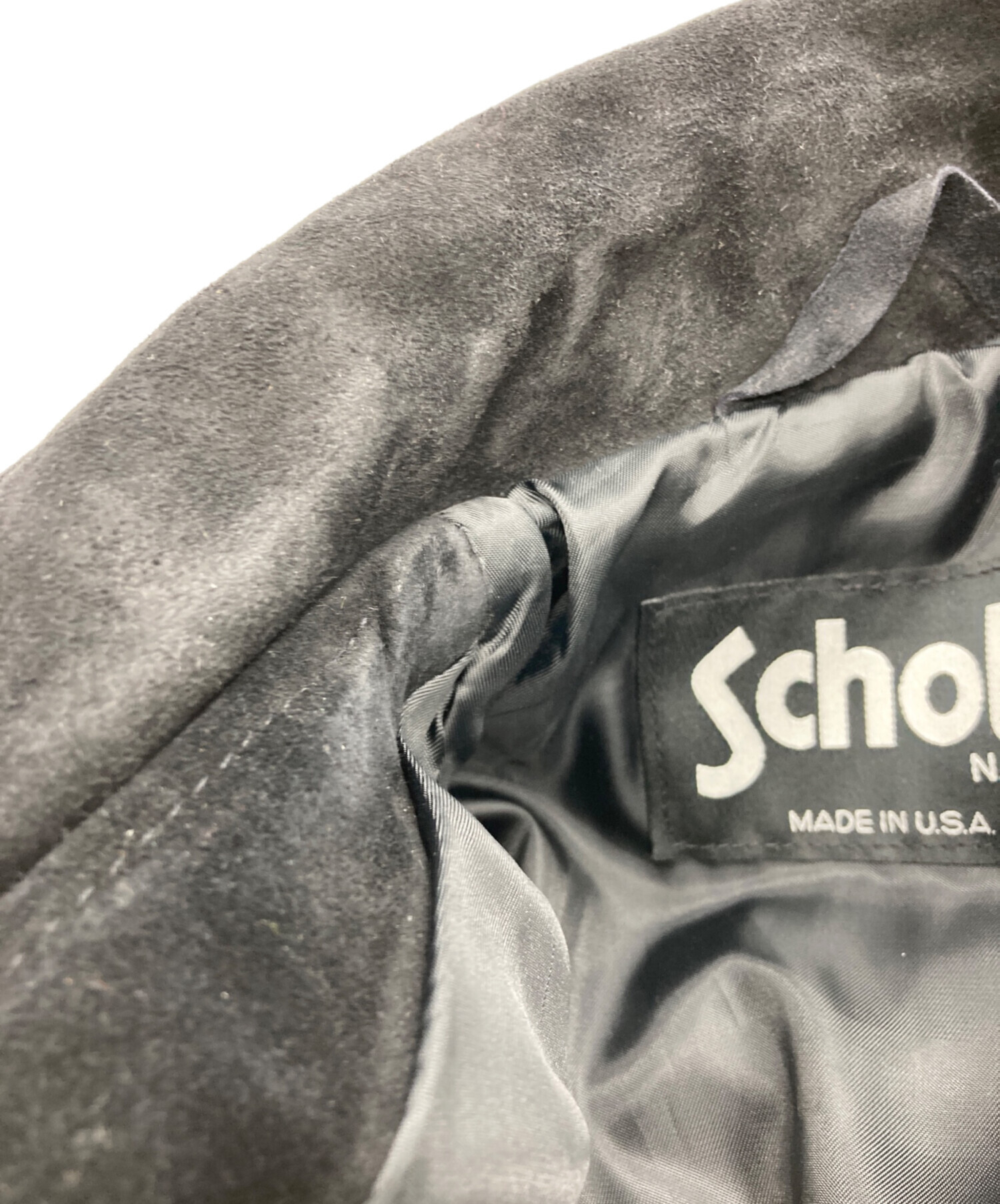中古・古着通販】Schott (ショット) カービングレザー×スエード