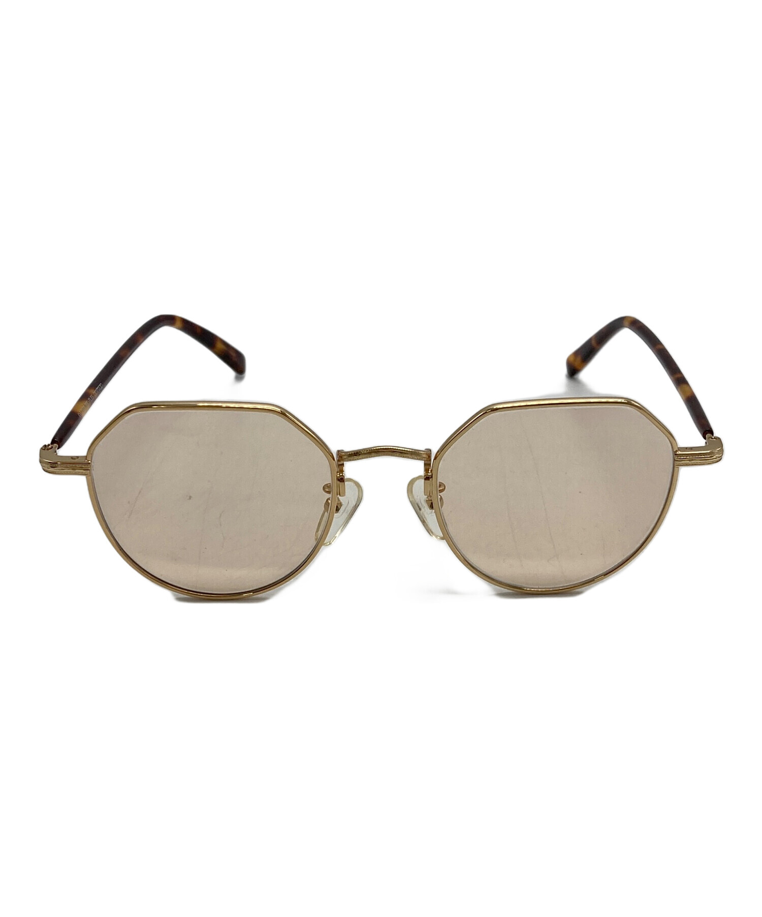 OLIVER PEOPLES オリバーピープルズ ゴールド Y2K サングラス 中古・古着通販】OLIVER PEOPLES (オリバーピープルズ) サングラス
