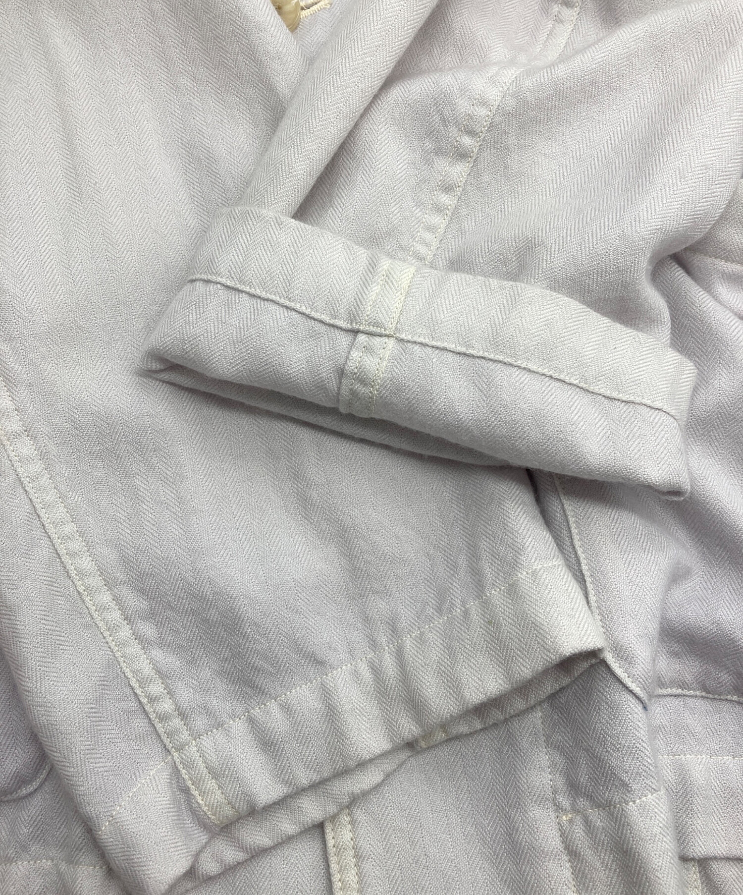 中古・古着通販】AURALEE (オーラリー) ホワイトカシミヤヘリンボーン