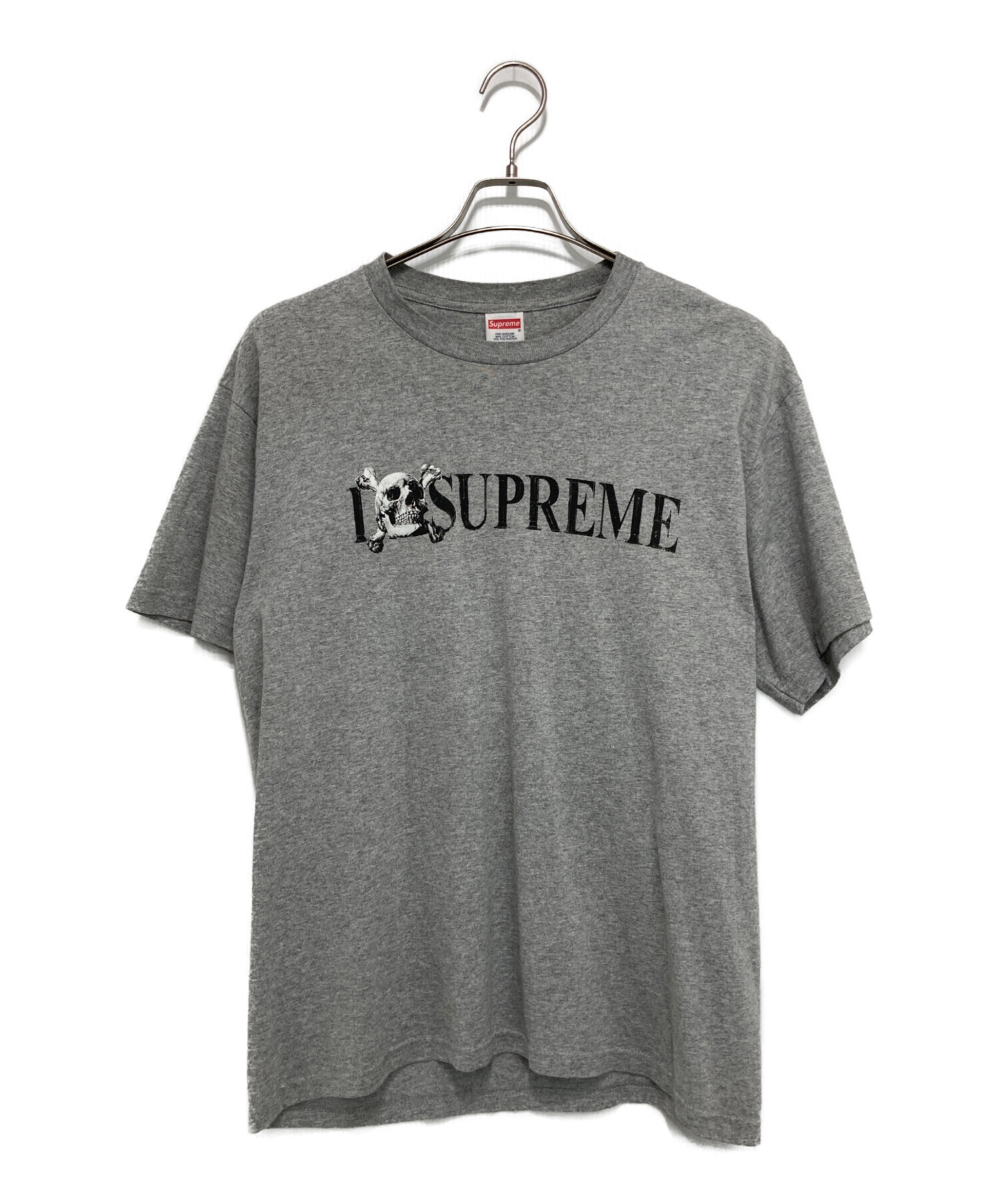 中古・古着通販】SUPREME (シュプリーム) skull tee グレー サイズ:M 