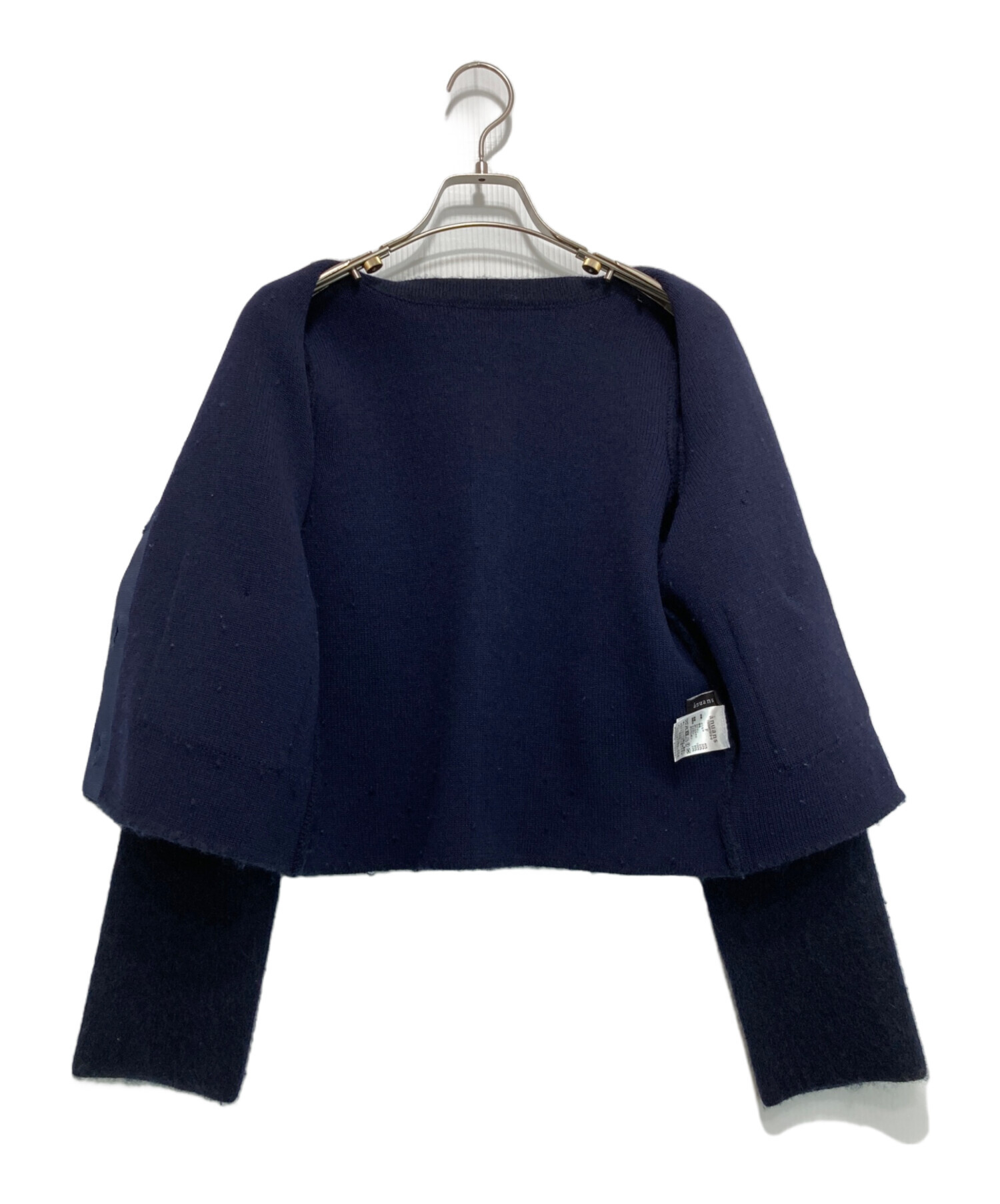 中古・古着通販】anuans (アニュアンス) カシミヤブレンドノーカラー