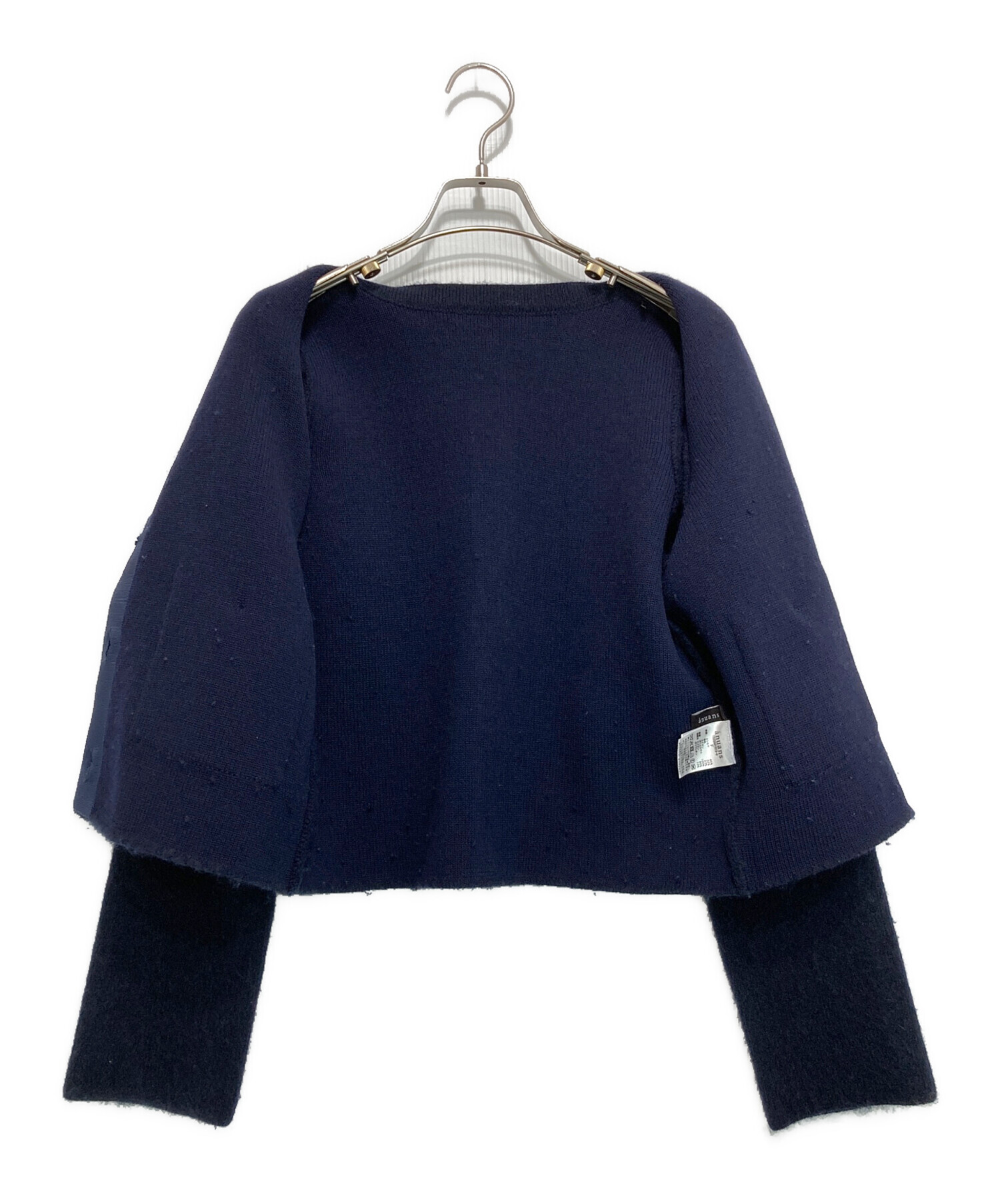 中古・古着通販】anuans (アニュアンス) カシミヤブレンドノーカラー