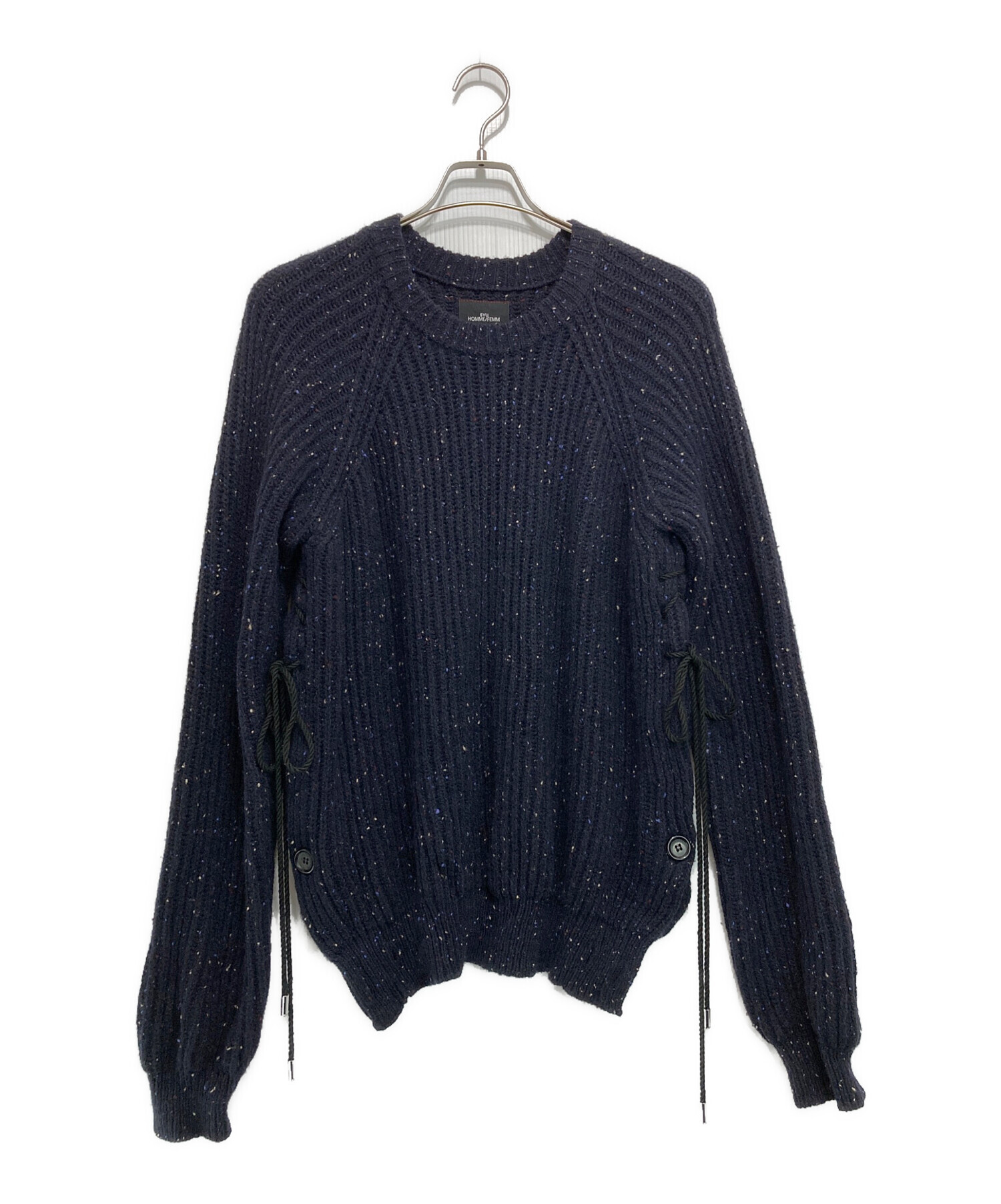 トップス SYU.HOMME/FEMM Dragon knit shirts SYU.HOMME/FEMM(シュウオムフェム)のDragon knit shirts(ニット)の通販