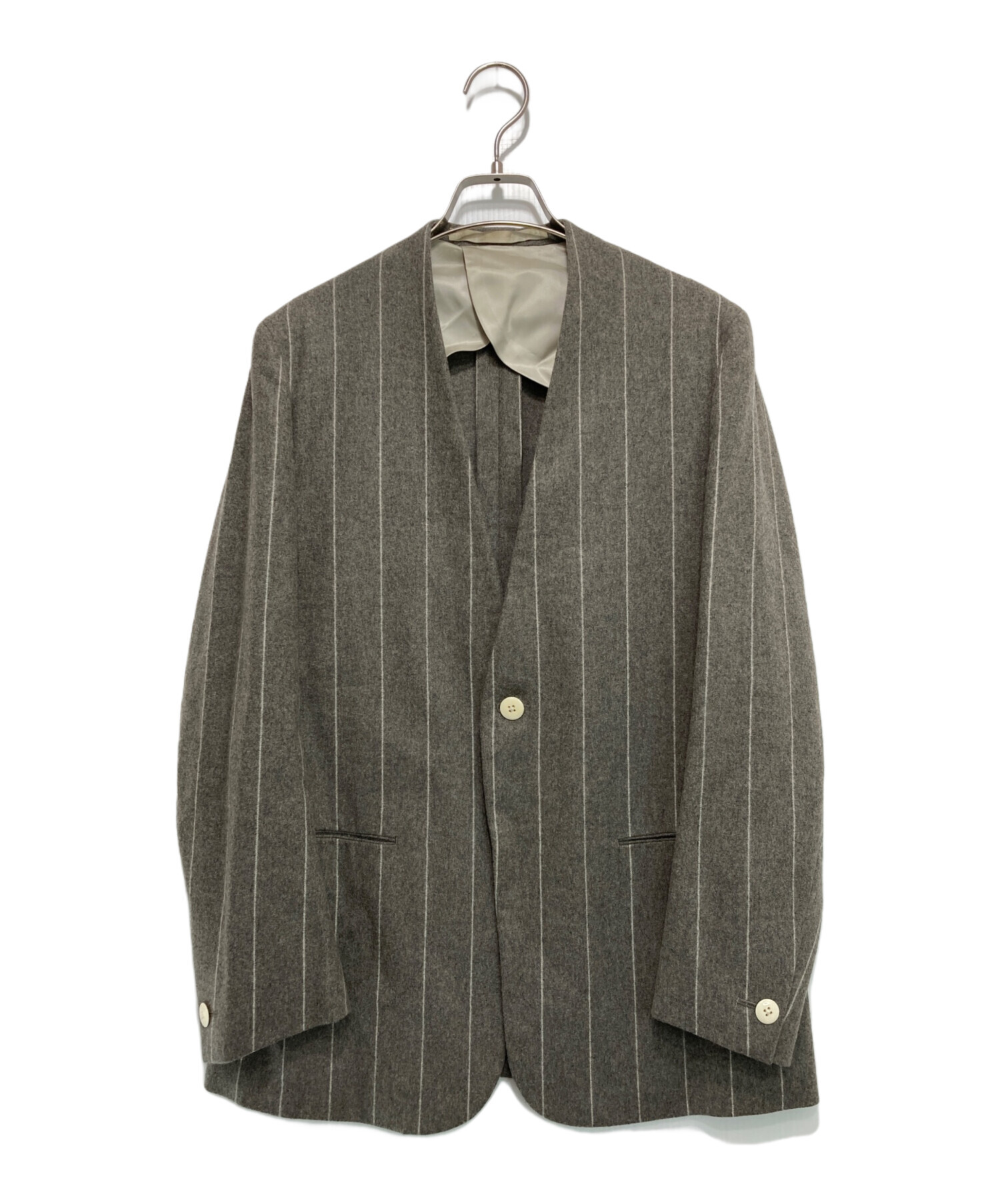 中古・古着通販】HAVERSACK (ハバーサック) ウールカシミヤ ノーカラー