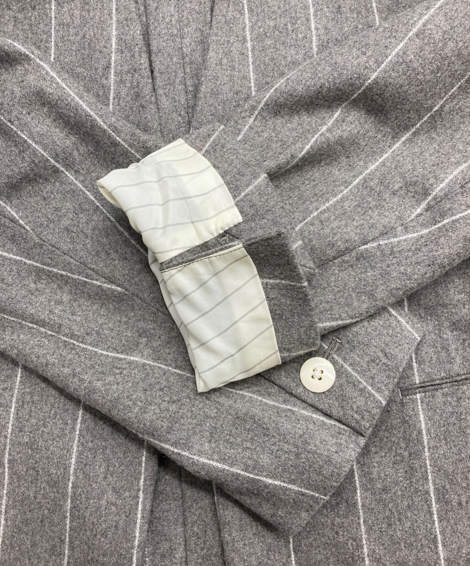 中古・古着通販】HAVERSACK (ハバーサック) ウールカシミヤ ノーカラー