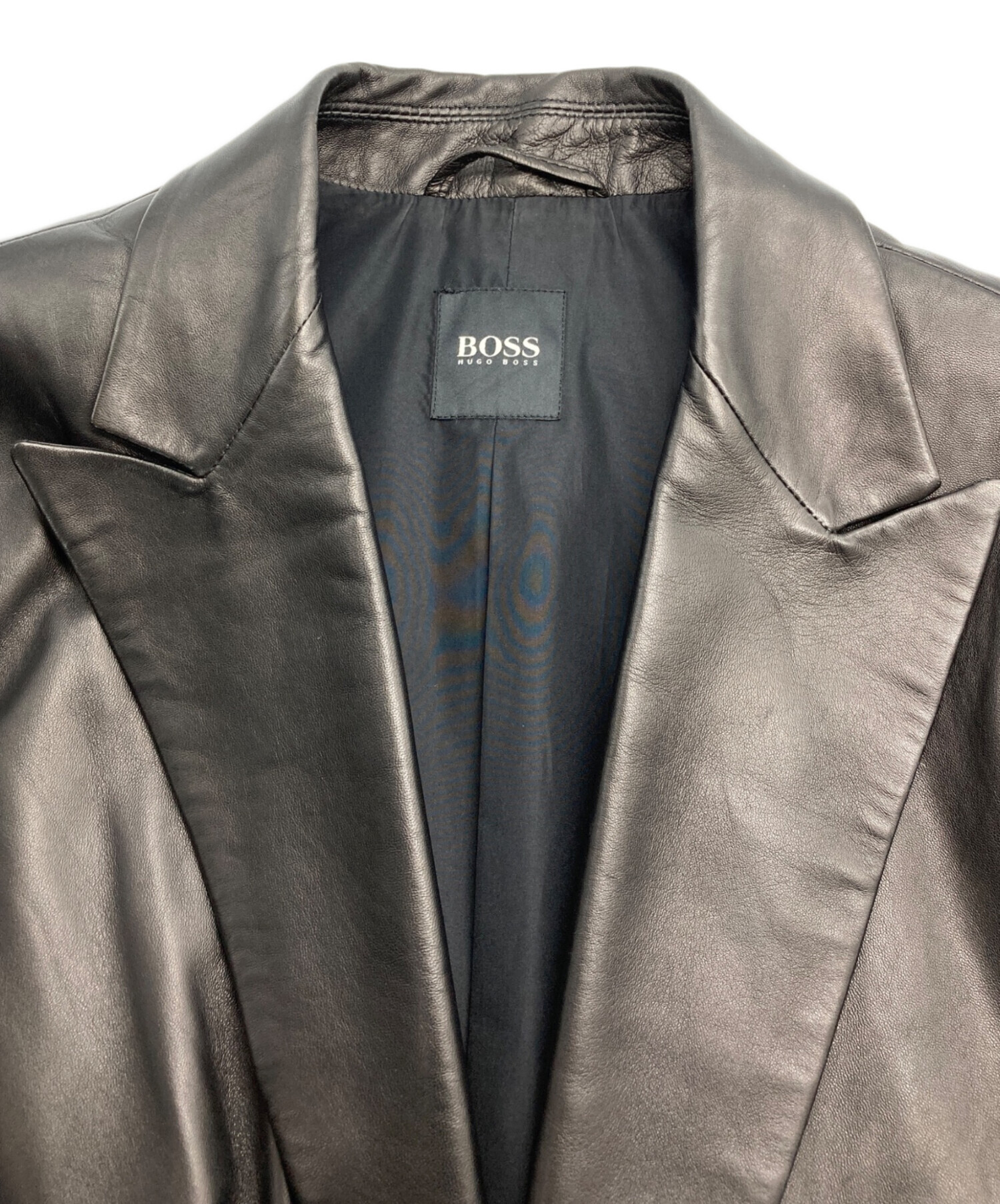 中古・古着通販】HUGO BOSS (ヒューゴ ボス) レザーテーラード