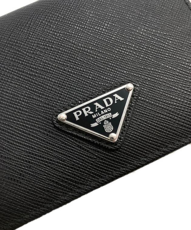 中古・古着通販】PRADA (プラダ) サフィアーノトライアングル2つ折り