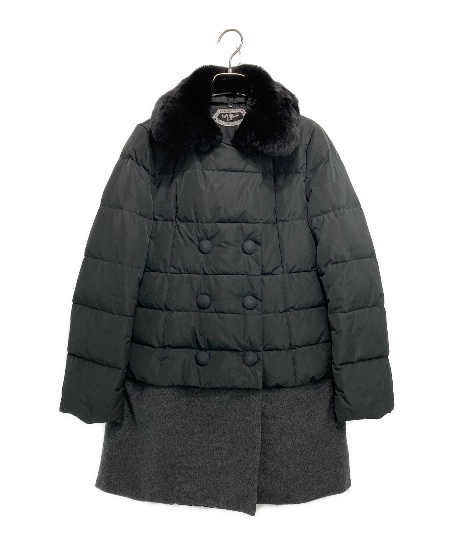MARLENEDAM ダウン　コート 中古・古着通販】MARLENEDAM (マーレンダム) 切替ダウンコート