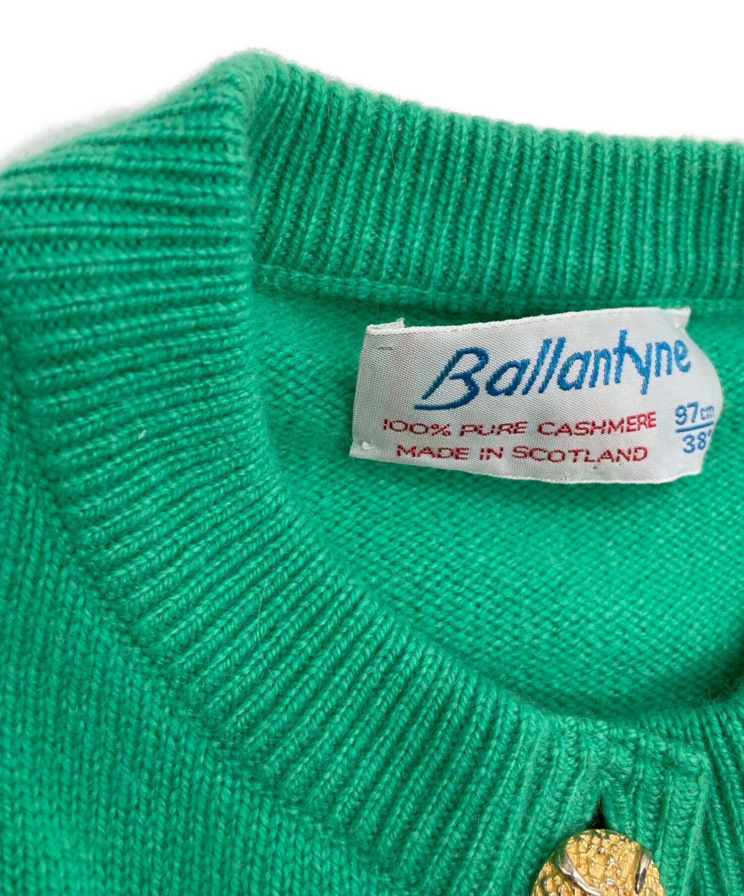 中古・古着通販】BALLANTYNE (バランタイン) 金ボタンカシミヤ