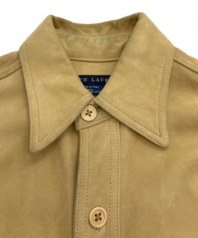 中古・古着通販】RALPH LAUREN (ラルフローレン) スウェードシャツ 