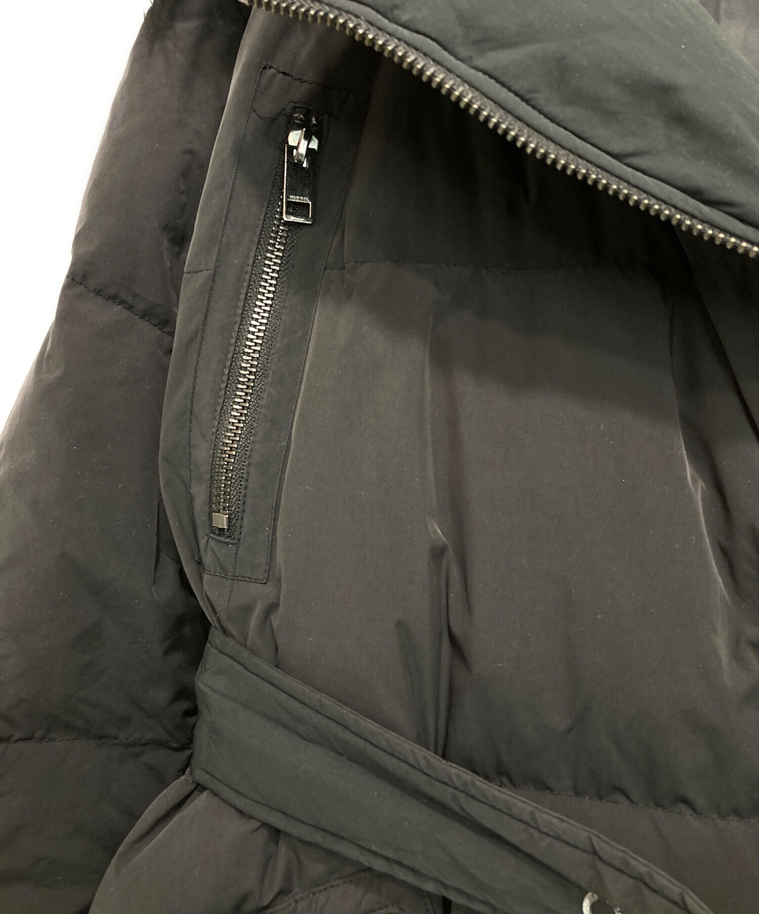 中古・古着通販】DIESEL (ディーゼル) ダウンコート ブラック サイズ