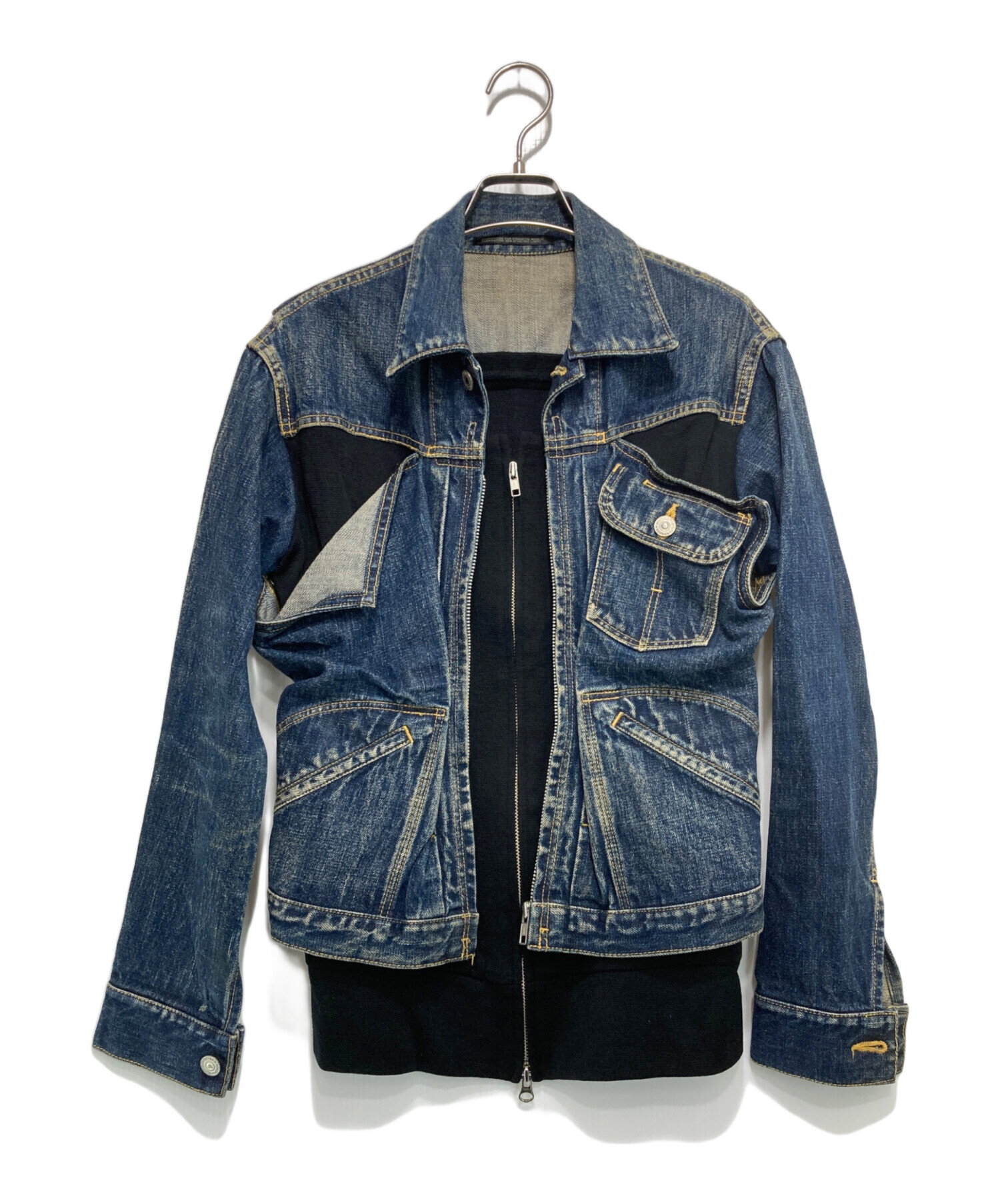 中古・古着通販】YOHJI YAMAMOTO (ヨウジヤマモト) ニットドッキング