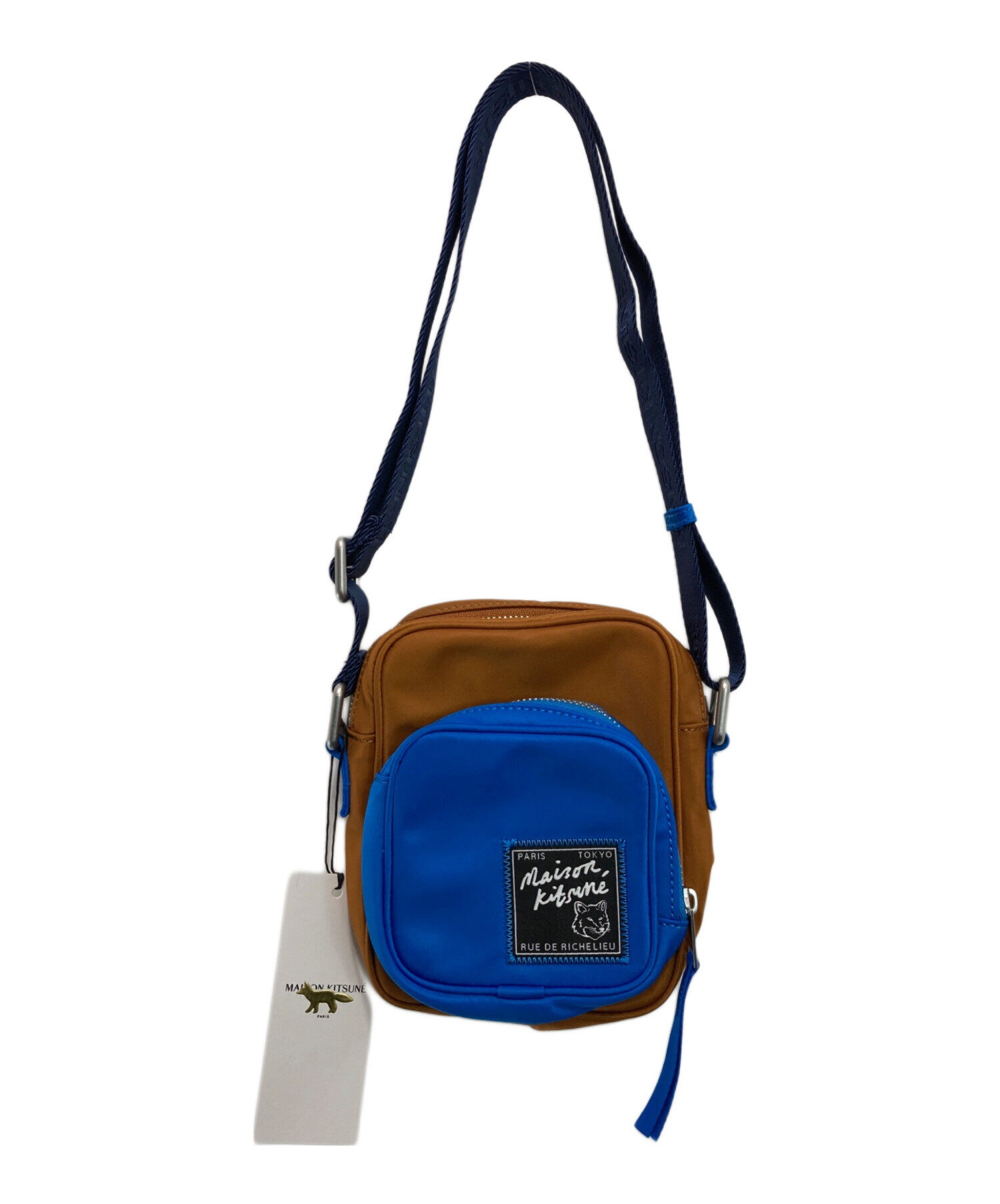 中古・古着通販】maison kitsune (メゾンキツネ) ナイロンショルダー