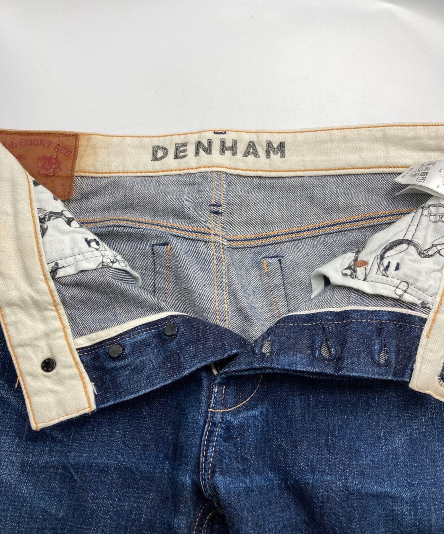 定番，セール】 Denham x full count コラボSkinデニム