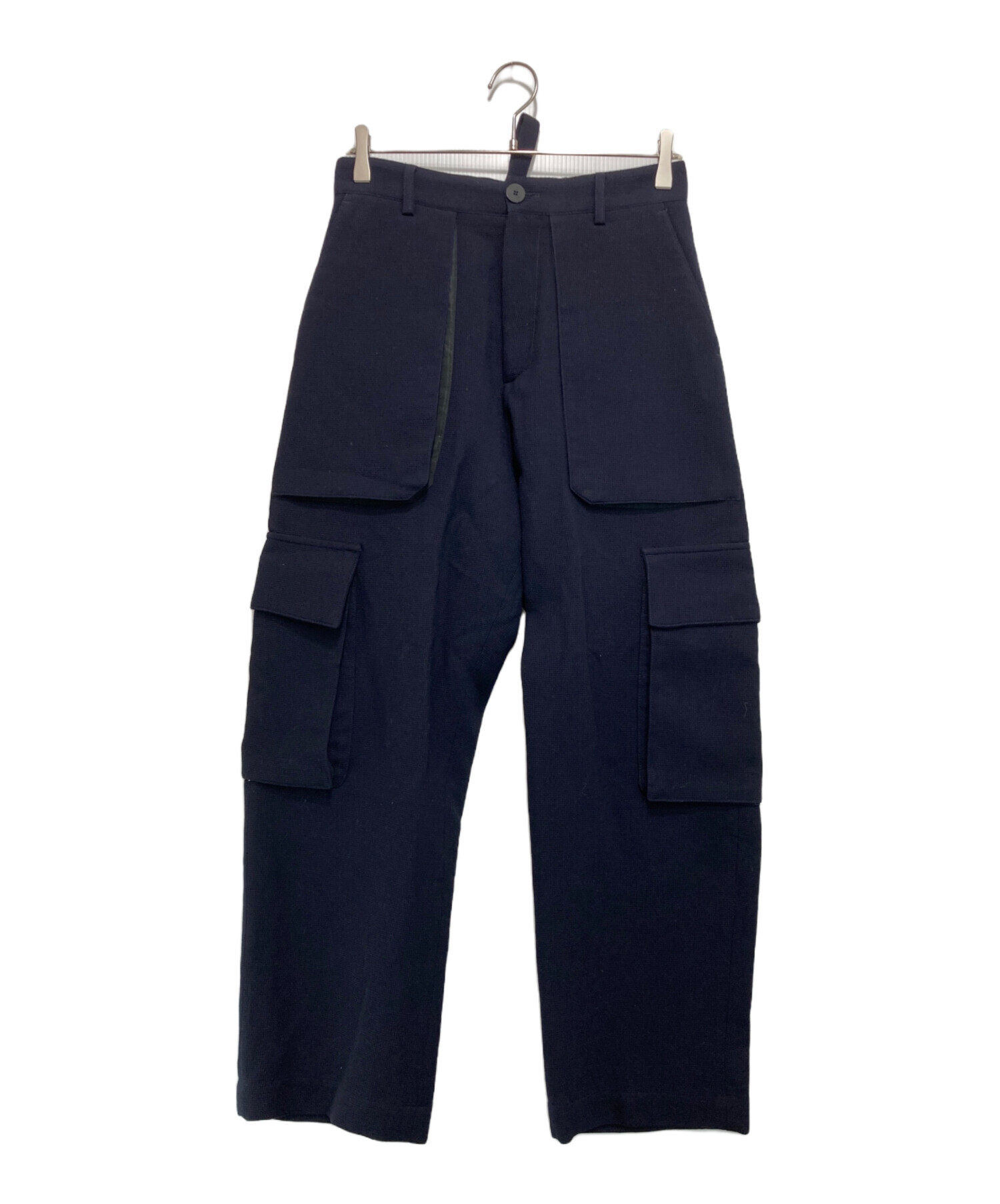 STUDIO NICHOLSON + ZARA カーゴパンツ ネイビー 中古・古着通販】ZARA (ザラ) STUDIO NICHOLSON (スタジオ ニコルソン