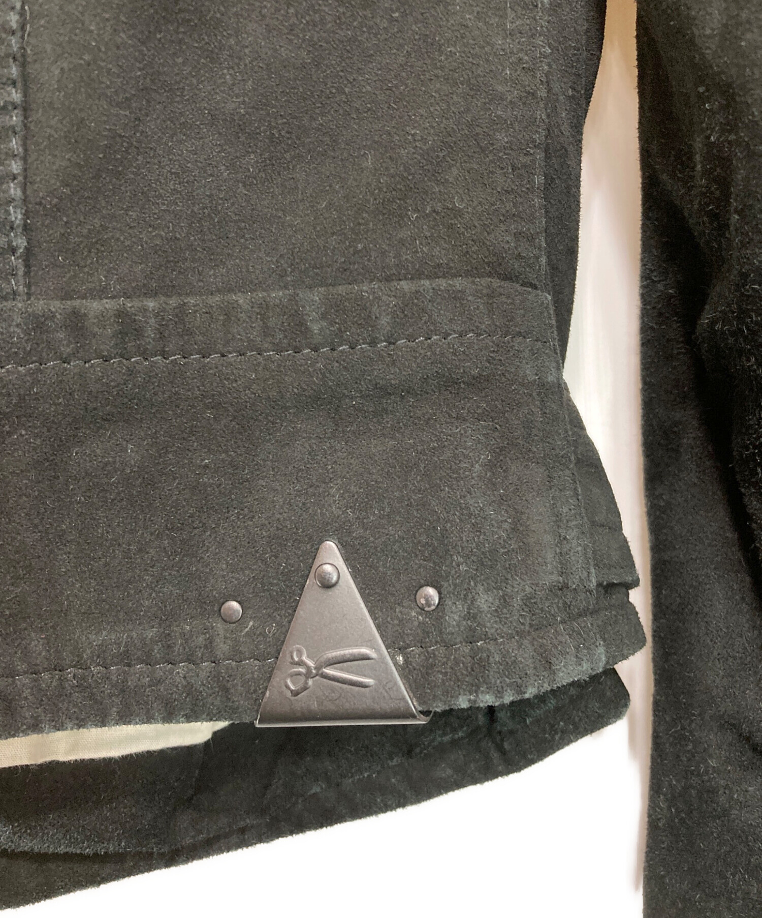 中古・古着通販】Denham (デンハム) スエードライダースジャケット
