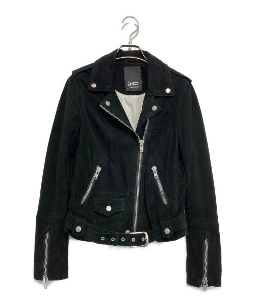 【美品】定価12万　高級ライン DENHAM スウェードレザージャケットLサイズ 中古・古着通販】Denham (デンハム) スエードライダースジャケット ジャケット・アウター