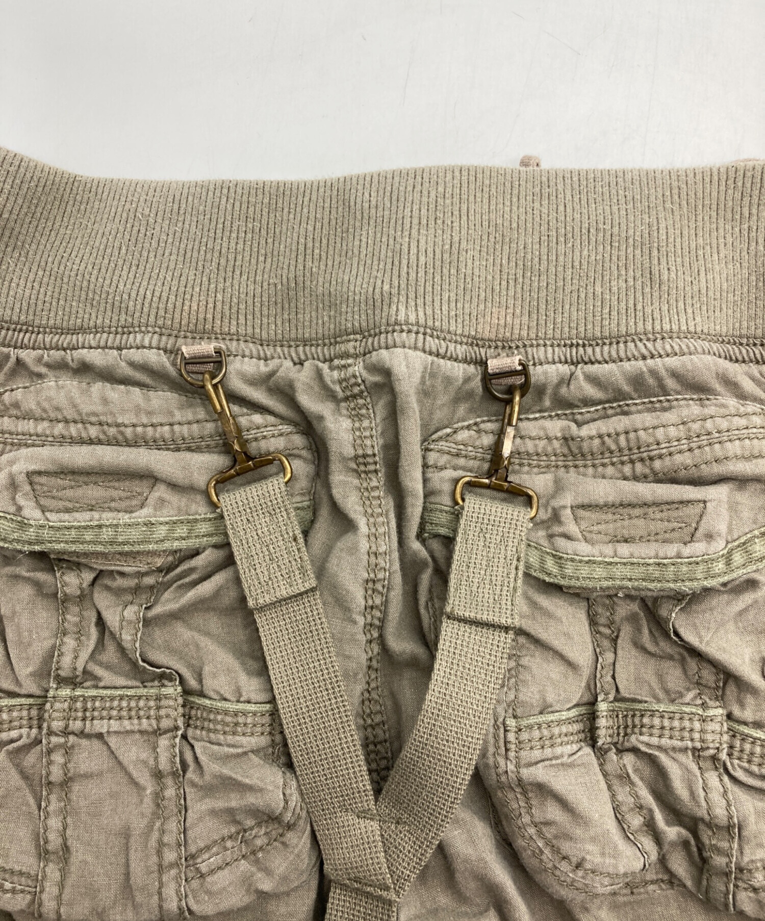 中古・古着通販】goa (ゴア) サスペンダーミリタリーパンツ カーキ