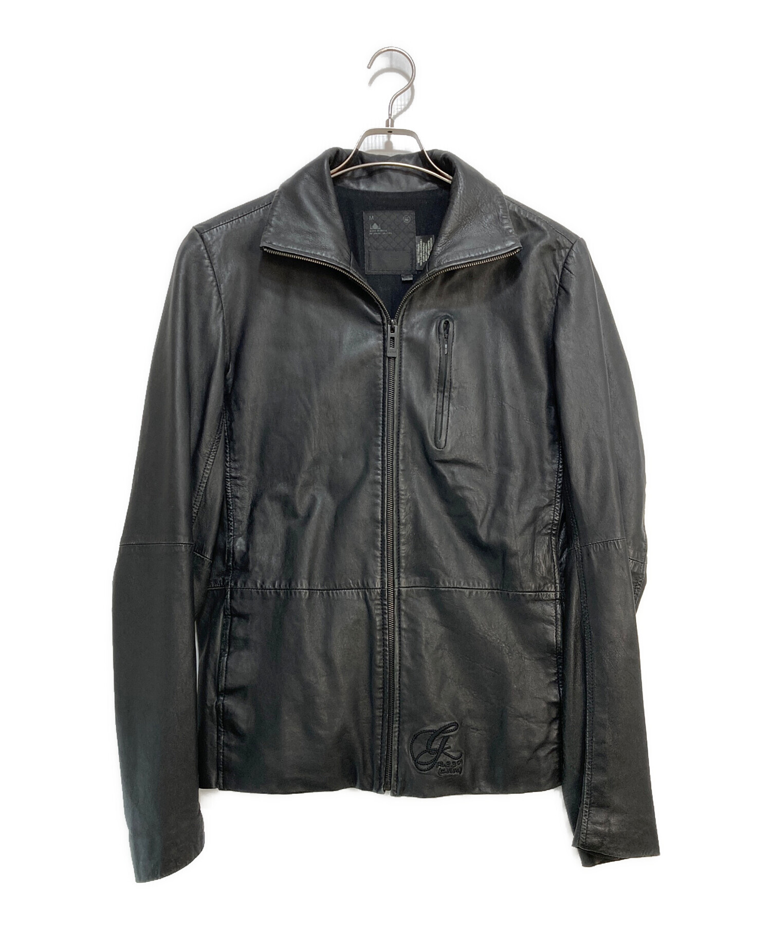 【未使用】G-Star RAW ライダースレザージャケット 中古・古着通販】G-STAR RAW (ジースターロゥ) レザーライダース
