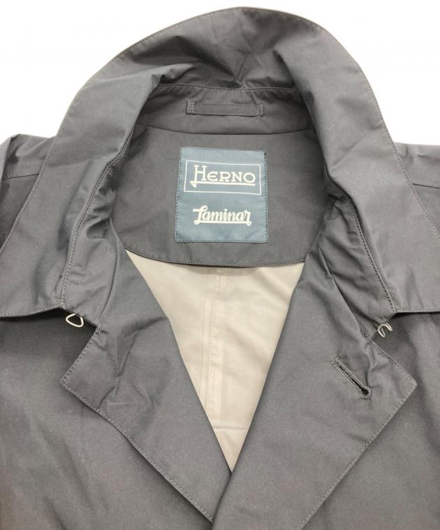 HERNO ／ 新品未使用タグ付き！ステンカラーコート・ゴアテックス 楽天市場】ヘルノ コート スプリングコート ゴアテックス ステンカラー