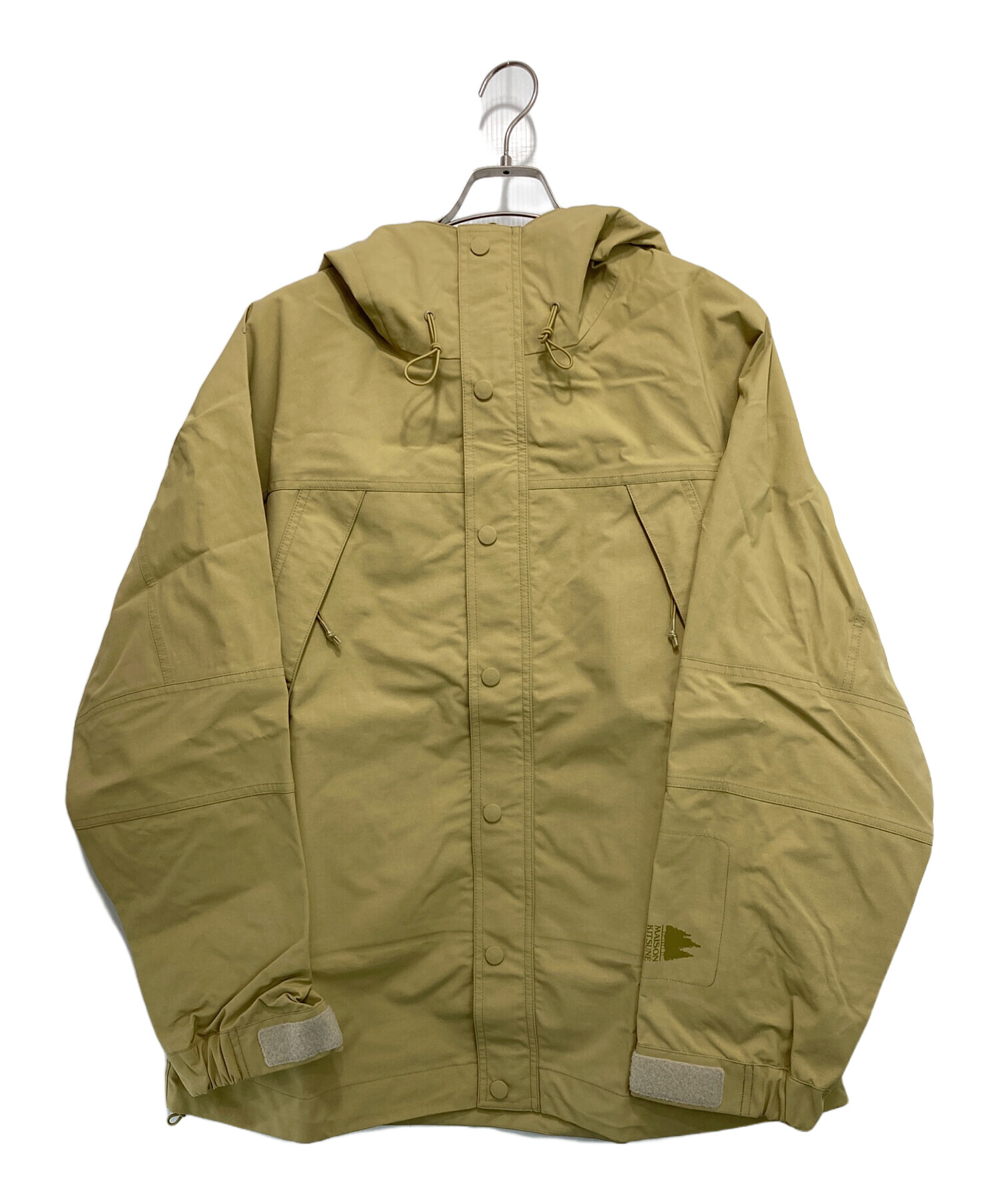 メゾンキツネベージュ XL オーバーサイズパーカー Maison Kitsune 