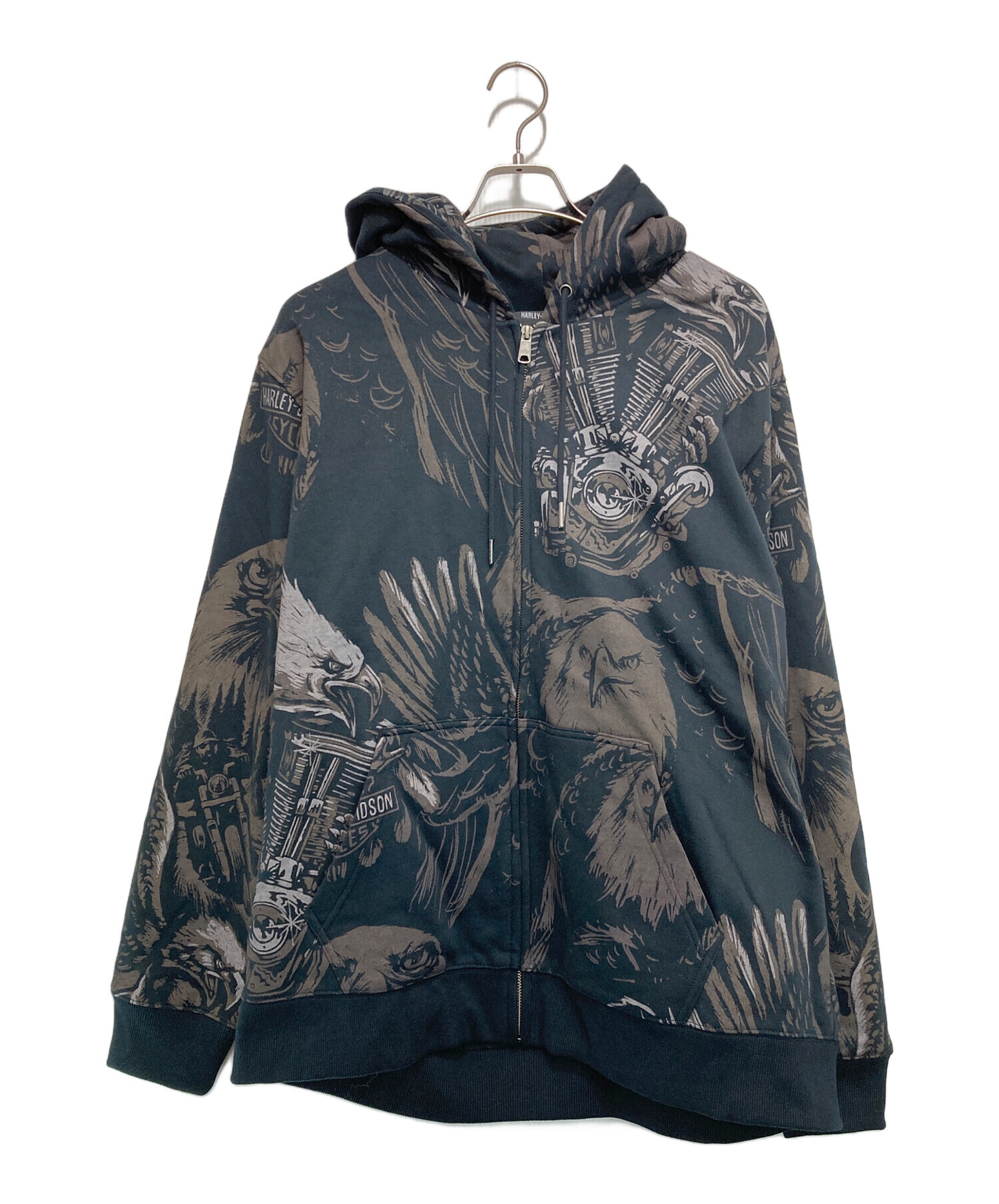 中古・古着通販】HARLEY-DAVIDSON (ハーレーダビッドソン) ジップ