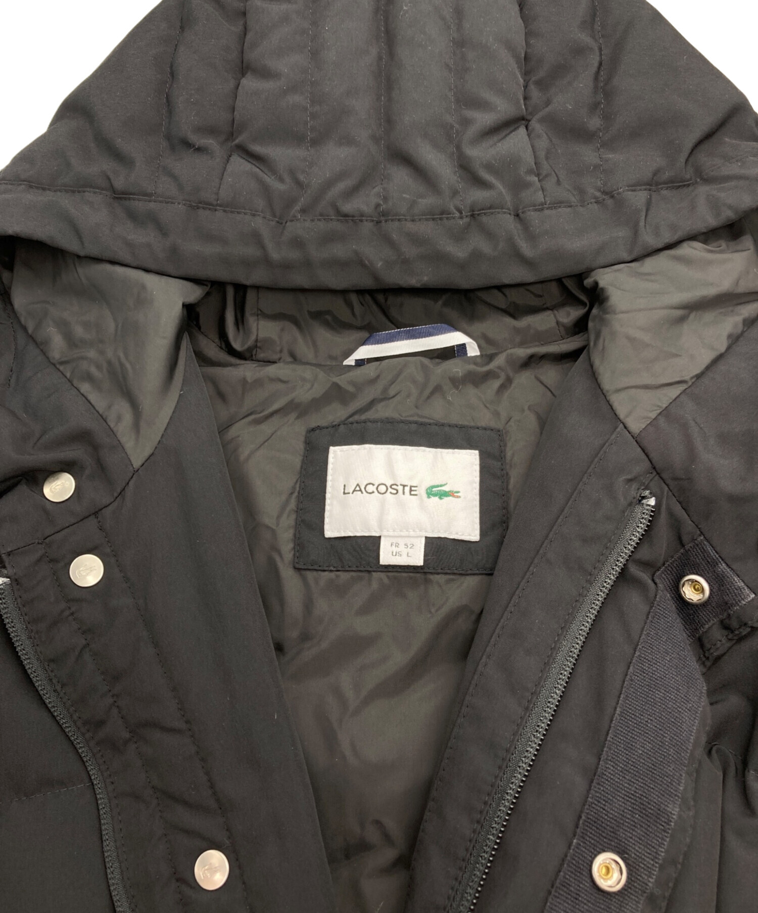 中古・古着通販】LACOSTE (ラコステ) ロゴワッペンダウンジャケット 