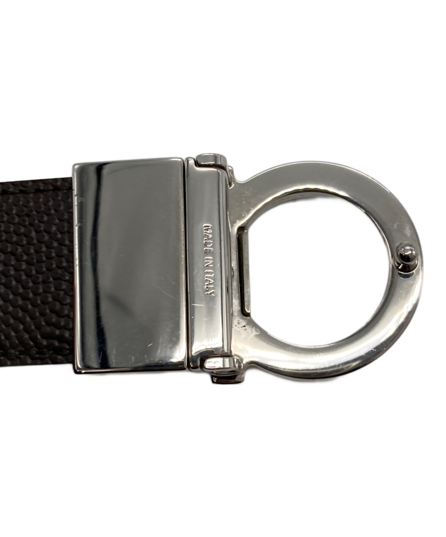 【新品未使用】FERRAGAMO リバーシブルレザーベルト FERRAGAMO（フェラガモ） リバーシブル ガンチーニ ベルト メンズ