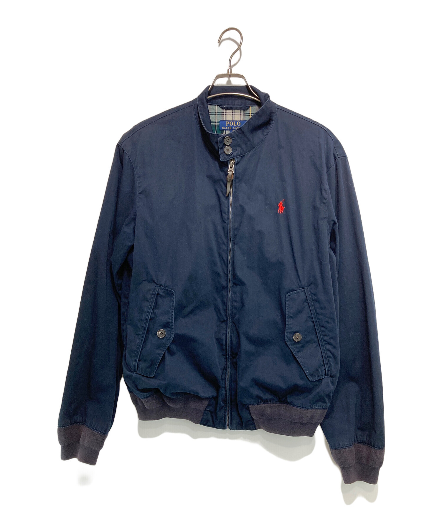 ラルフローレン　スイングトップ　ネイビー　Mサイズ 中古・古着通販】POLO RALPH LAUREN (ポロ・ラルフローレン) スイング